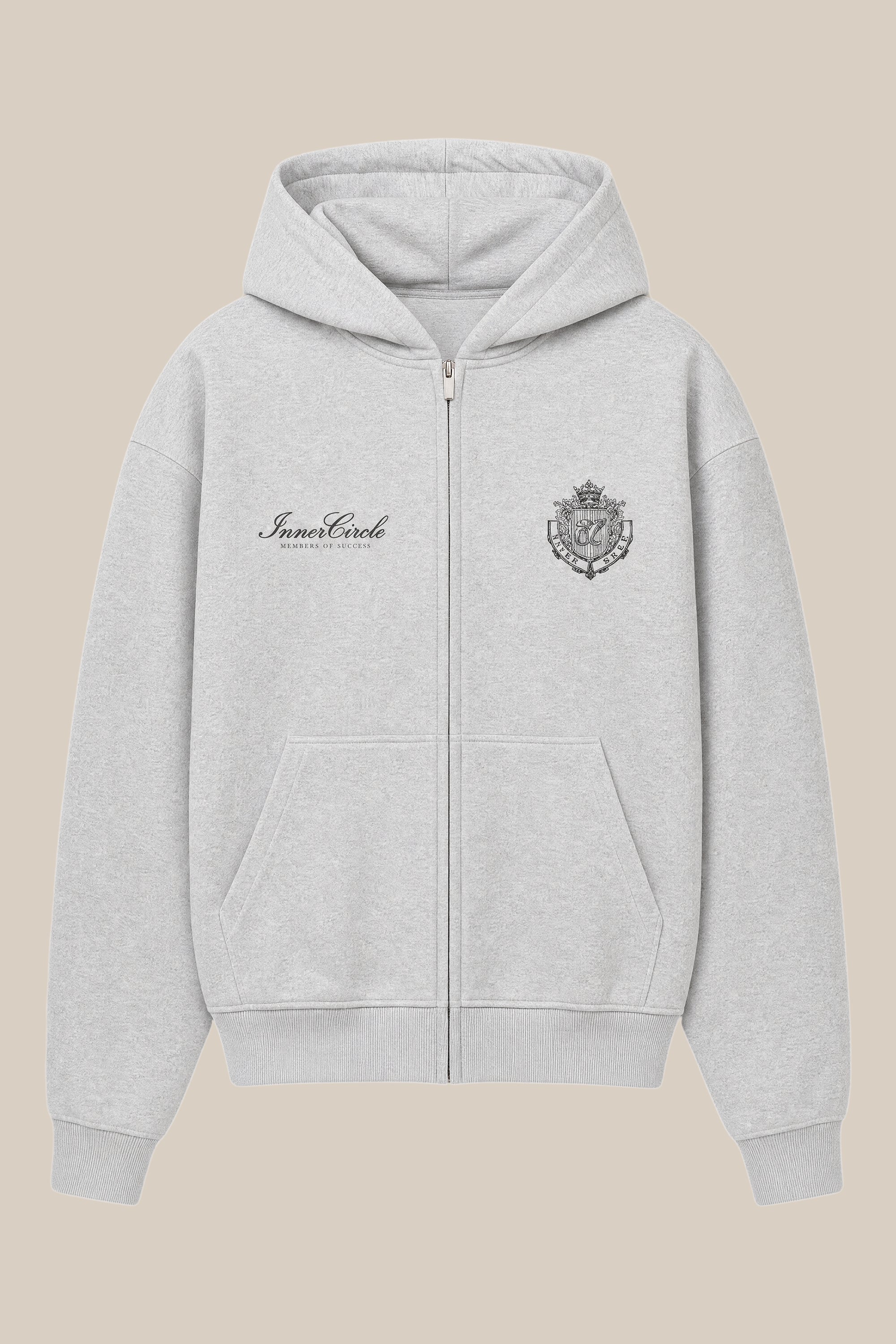 AlphaByrd InnerCircle Oversize Zip Hoodie