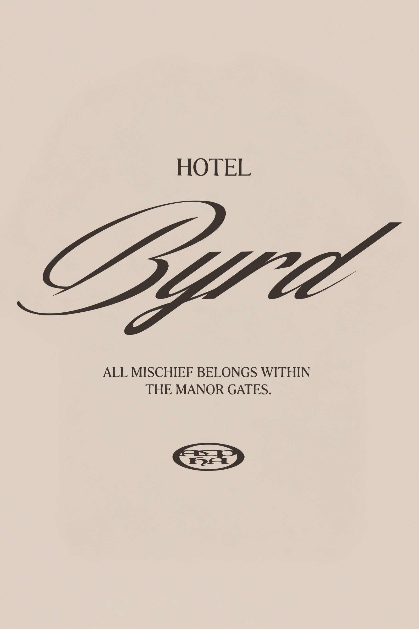 HOTEL BYRD OVERSIZED TEE
