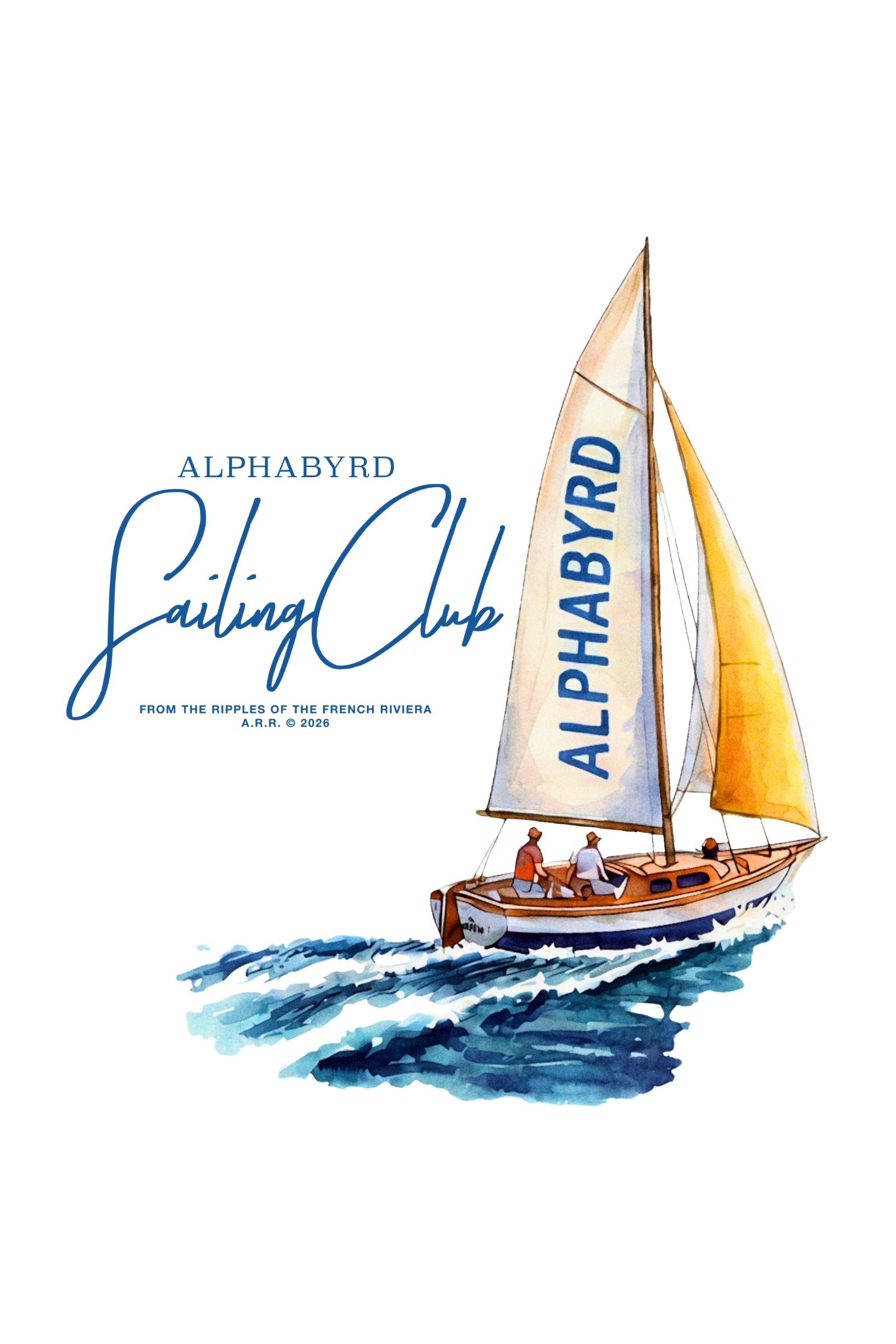 ALPHABYRD SAILING CLUB OVERSIZED TEE