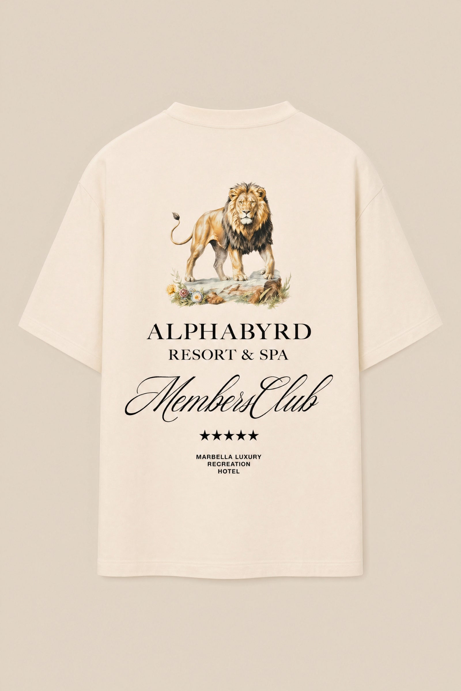 ALPHABYRD RESORT MEMBERS CLUB OVERSIZED TEE
