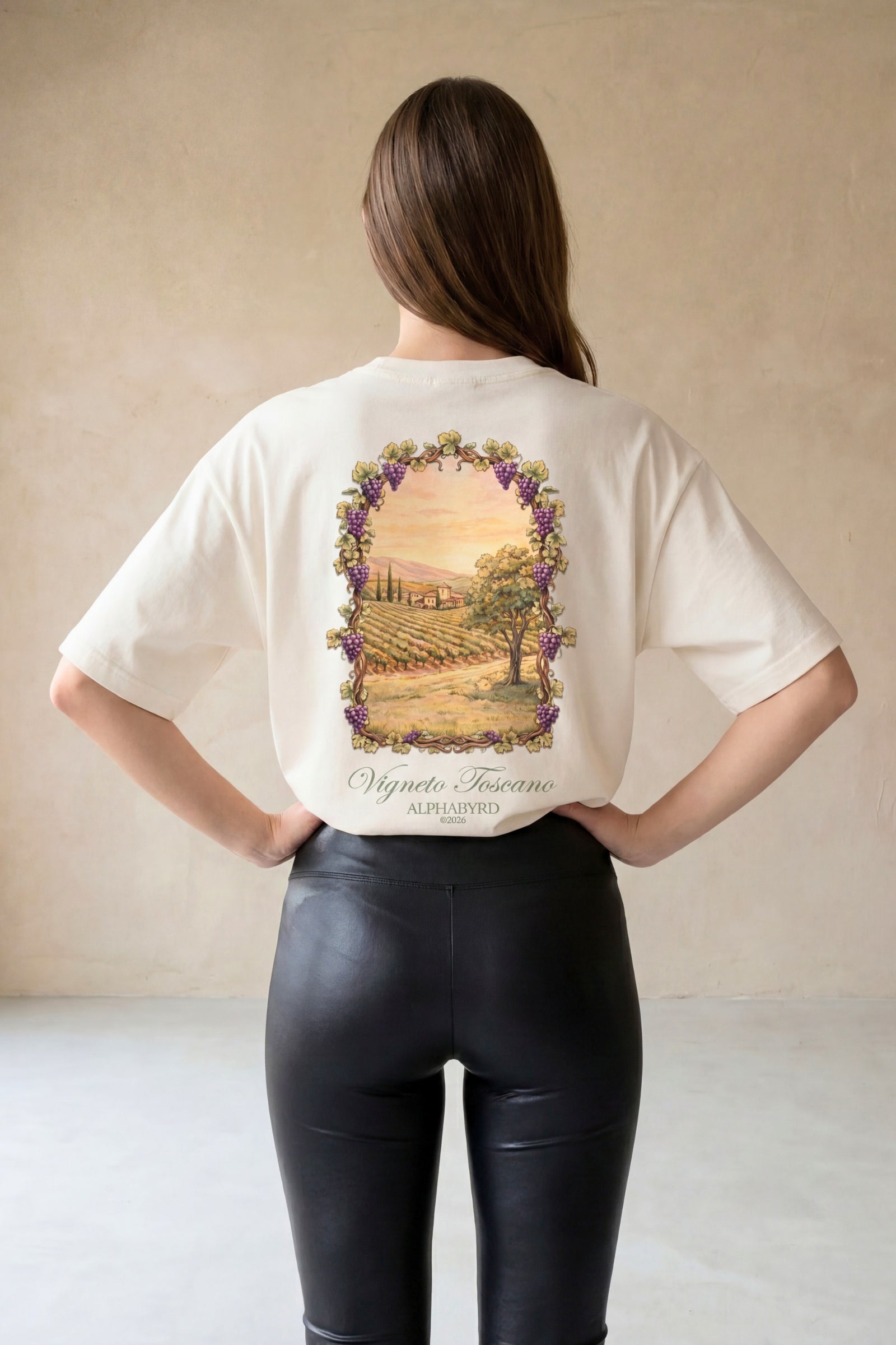 VIGNETO TOSCANO OVERSIZED TEE