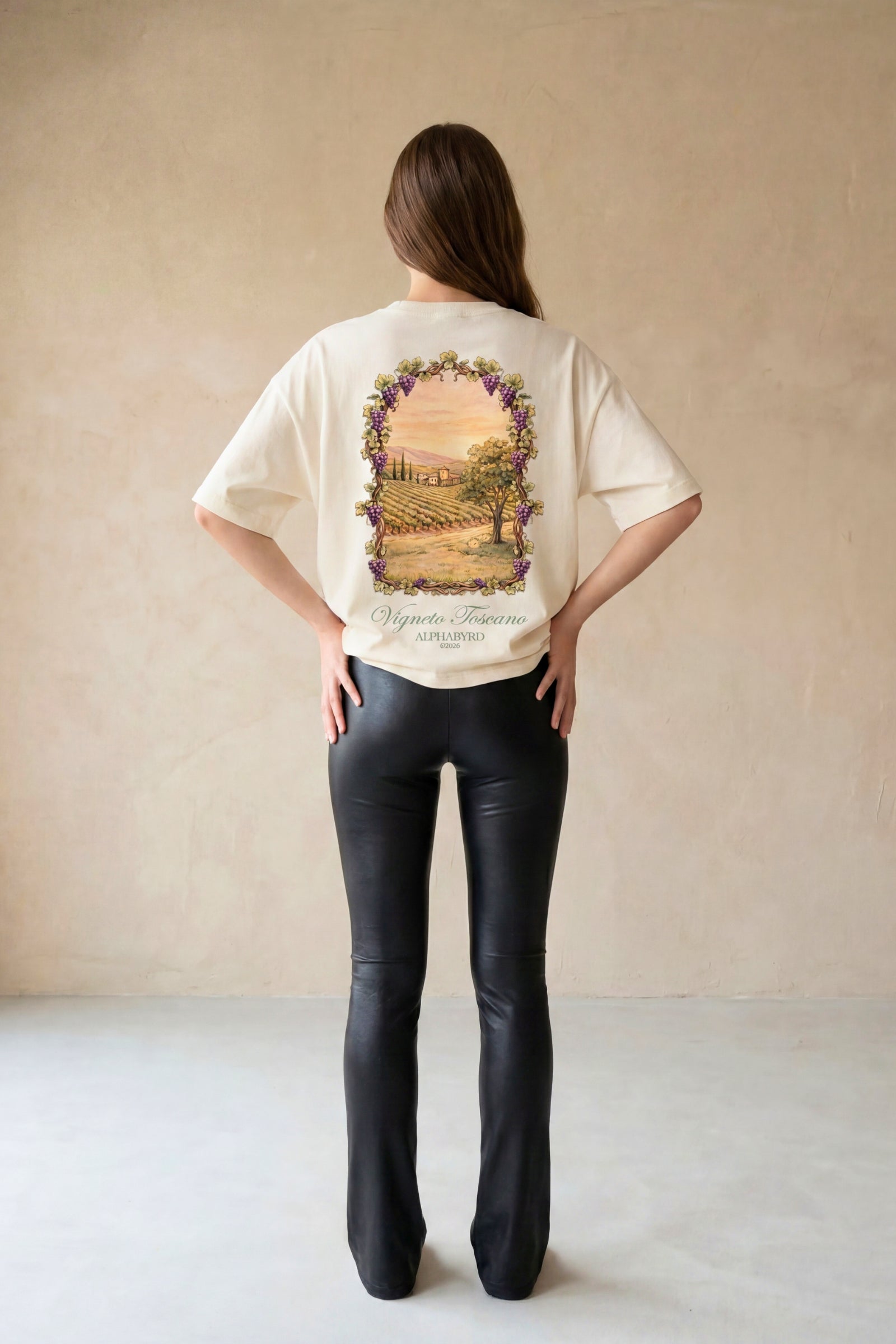 VIGNETO TOSCANO OVERSIZED TEE