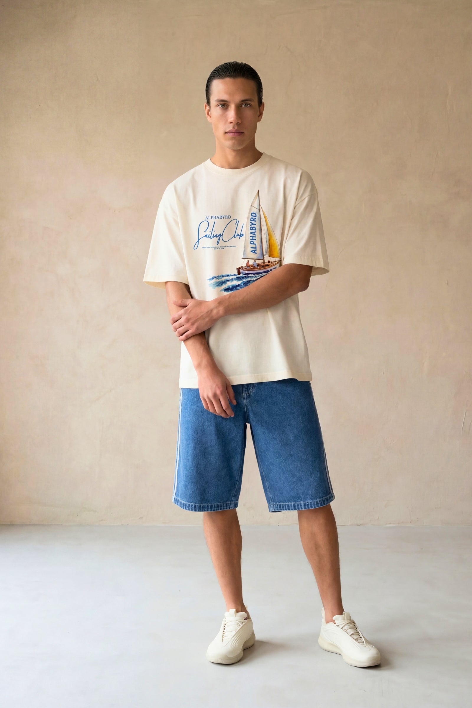 ALPHABYRD SAILING CLUB OVERSIZED TEE