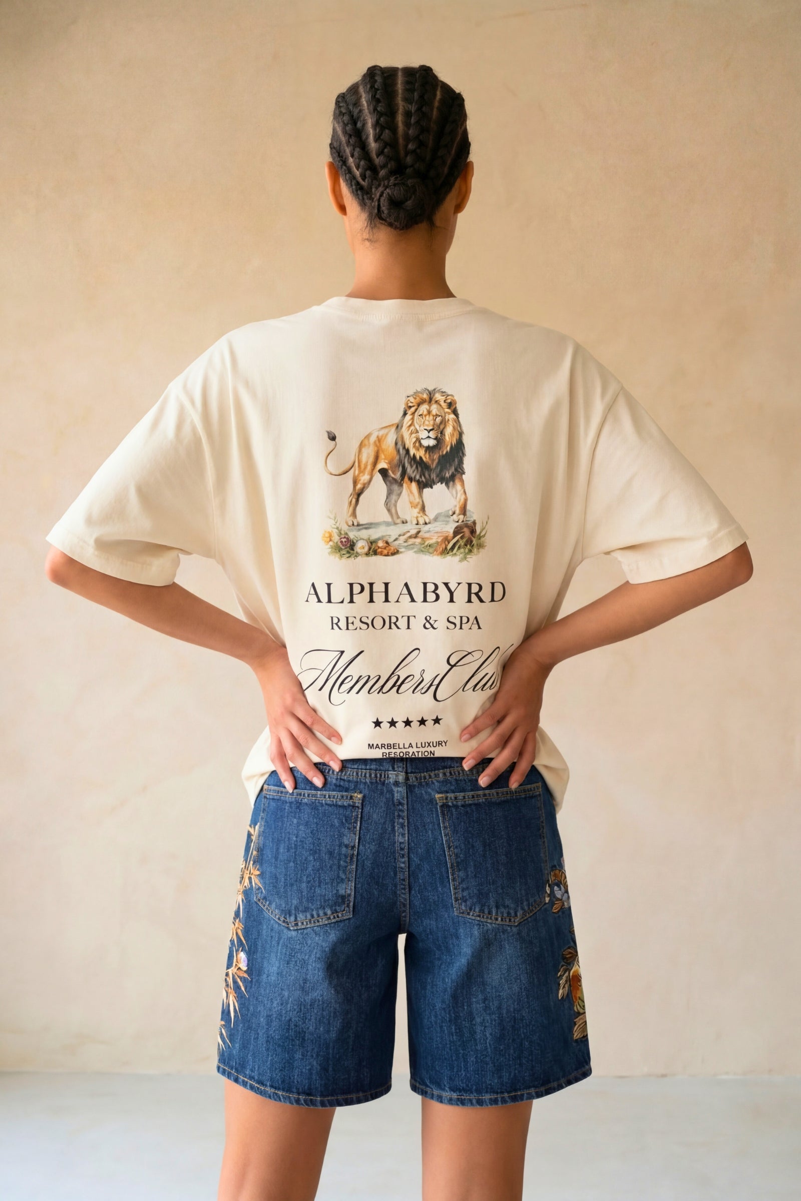 ALPHABYRD RESORT MEMBERS CLUB OVERSIZED TEE