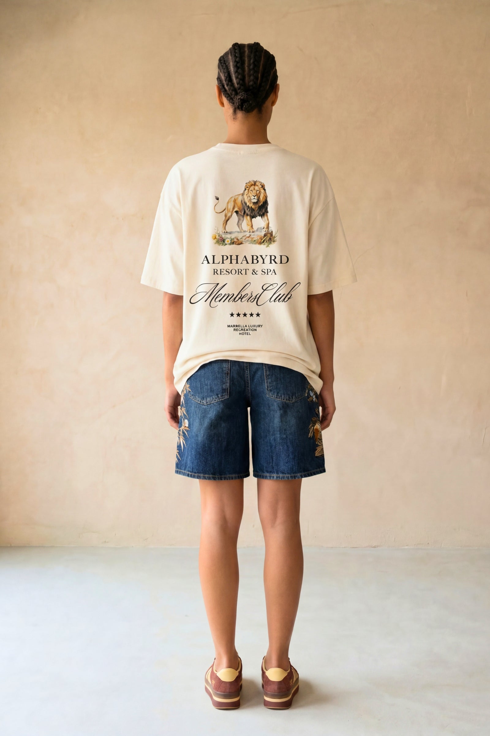 ALPHABYRD RESORT MEMBERS CLUB OVERSIZED TEE