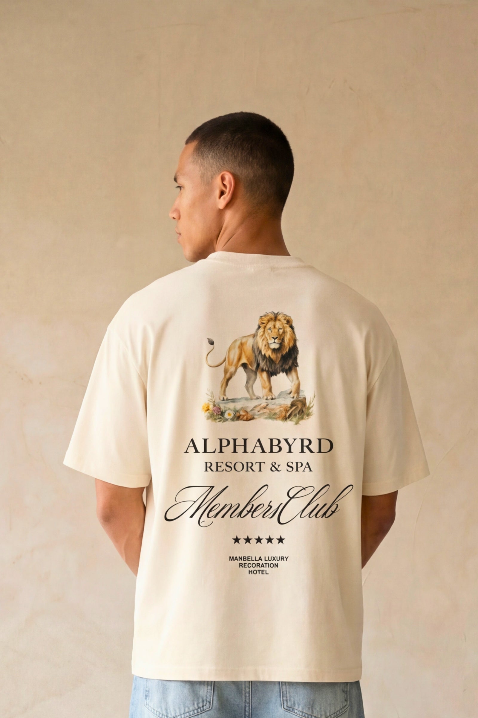 ALPHABYRD RESORT MEMBERS CLUB OVERSIZED TEE