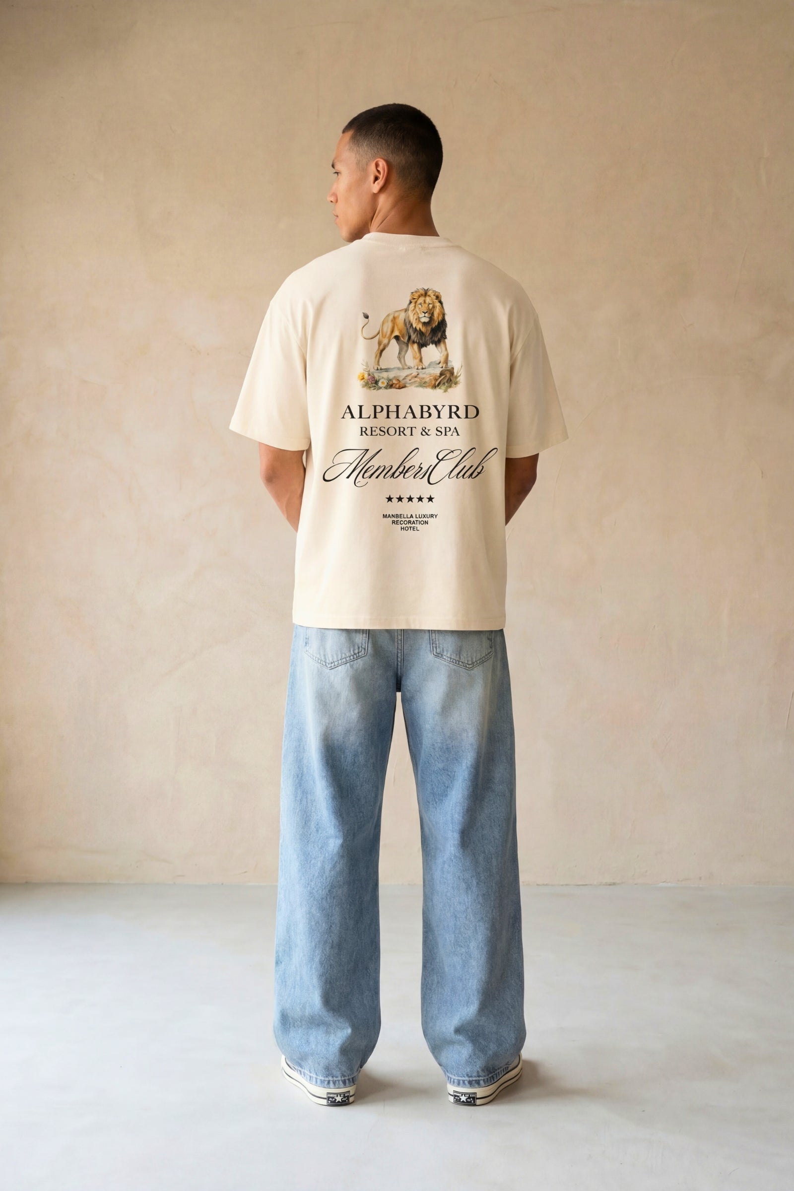 ALPHABYRD RESORT MEMBERS CLUB OVERSIZED TEE