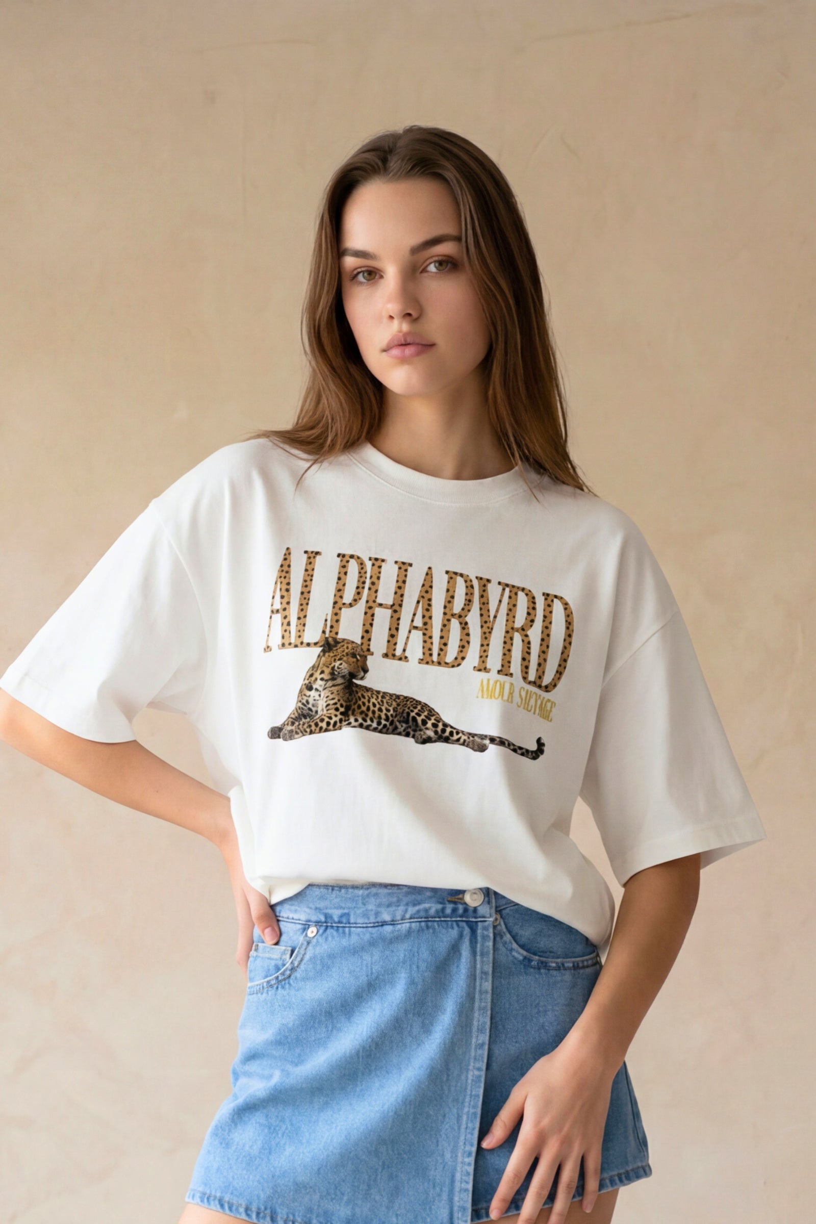 AMOUR SAUVAGE OVERSIZED TEE