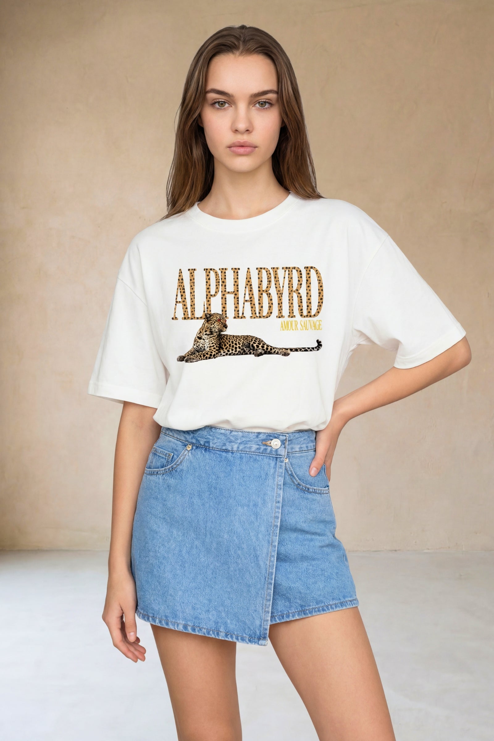 AMOUR SAUVAGE OVERSIZED TEE