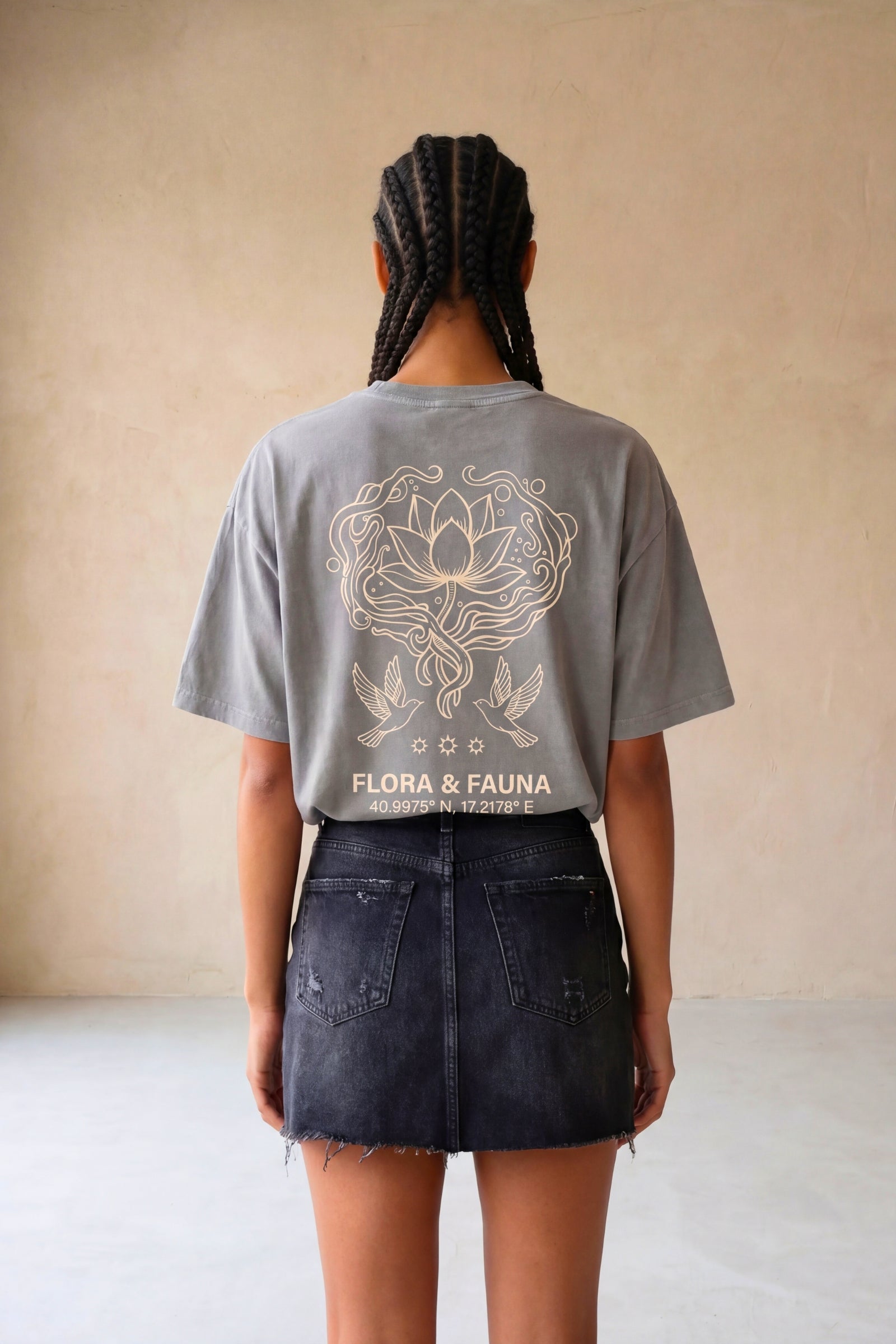 FLORA & FAUNA OVERSIZED TEE
