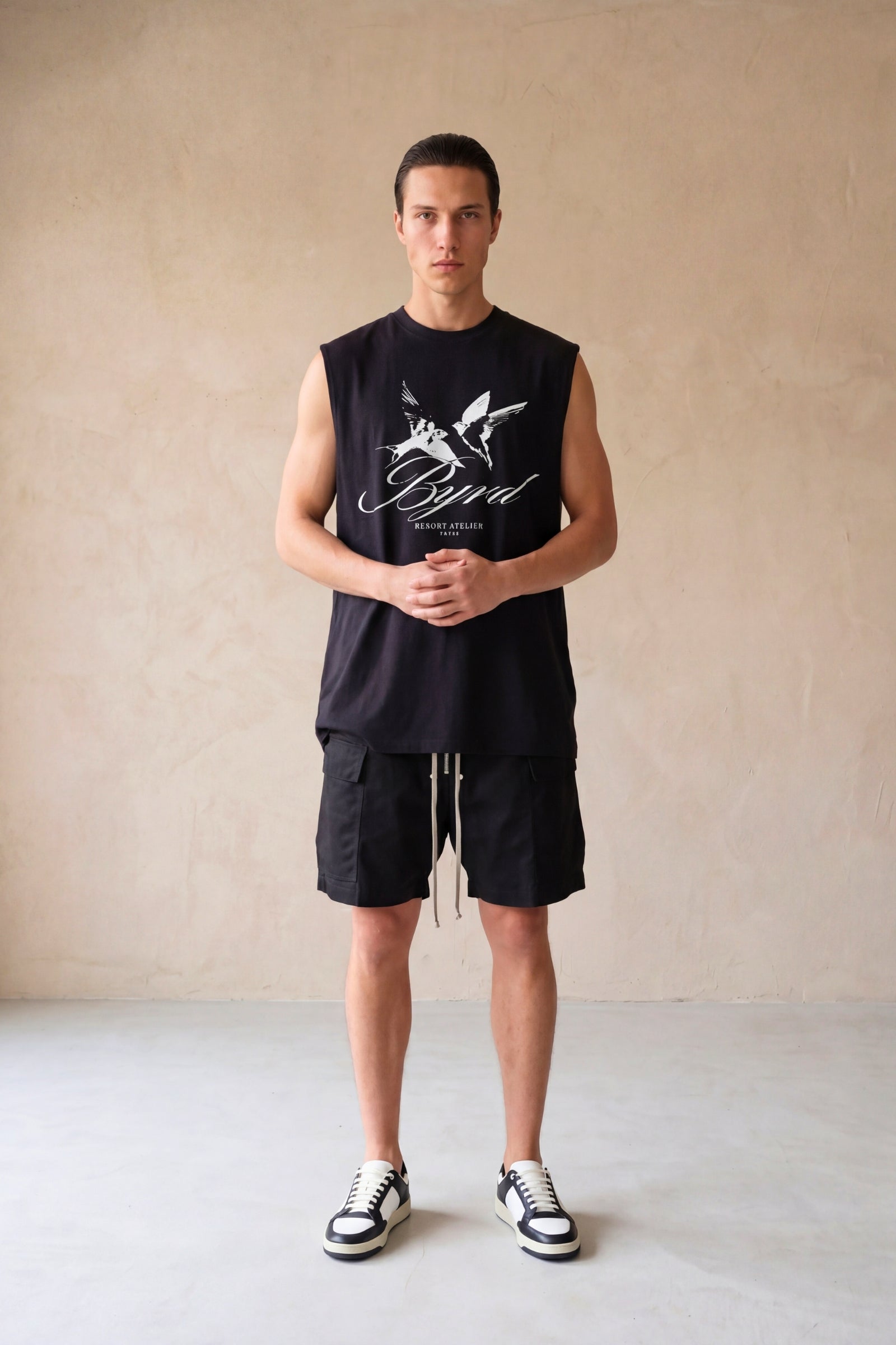 BYRD ATELIER OVERSIZED SLEEVELESS TEE