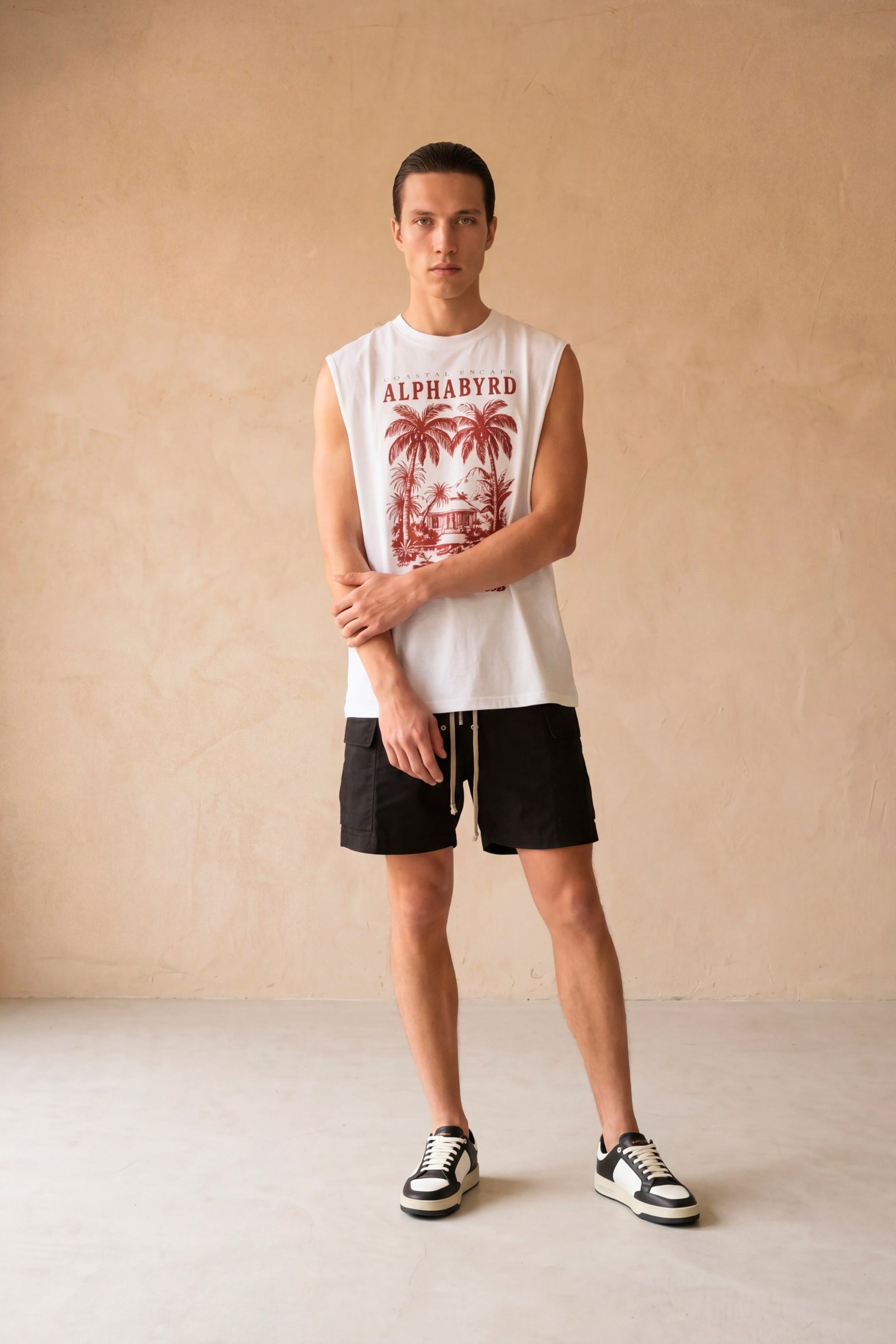 OFFSHORE DREAMS OVERSIZED SLEEVELESS TEE
