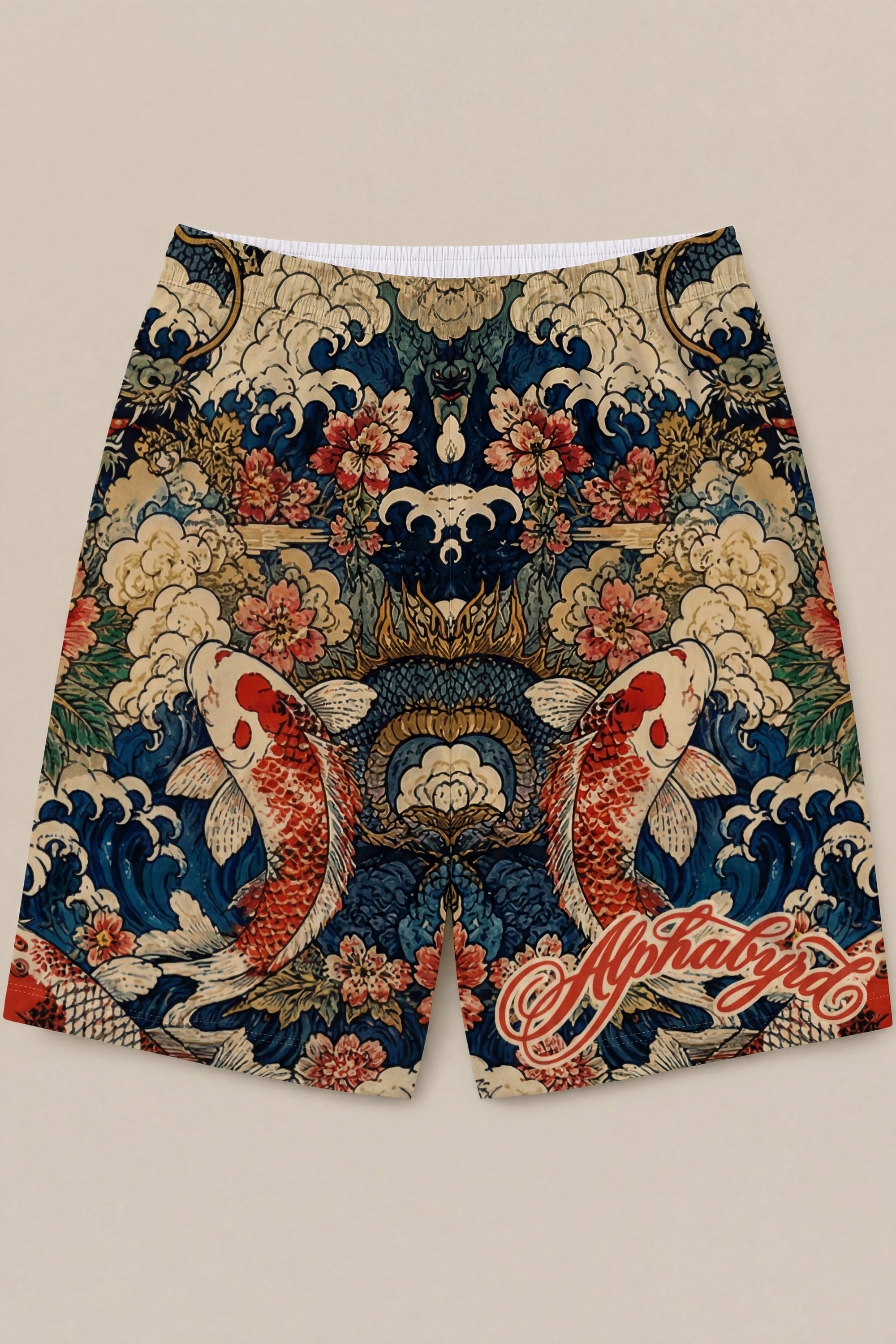 ALPHABYRD KOI DYNASTY SWIM SHORTS