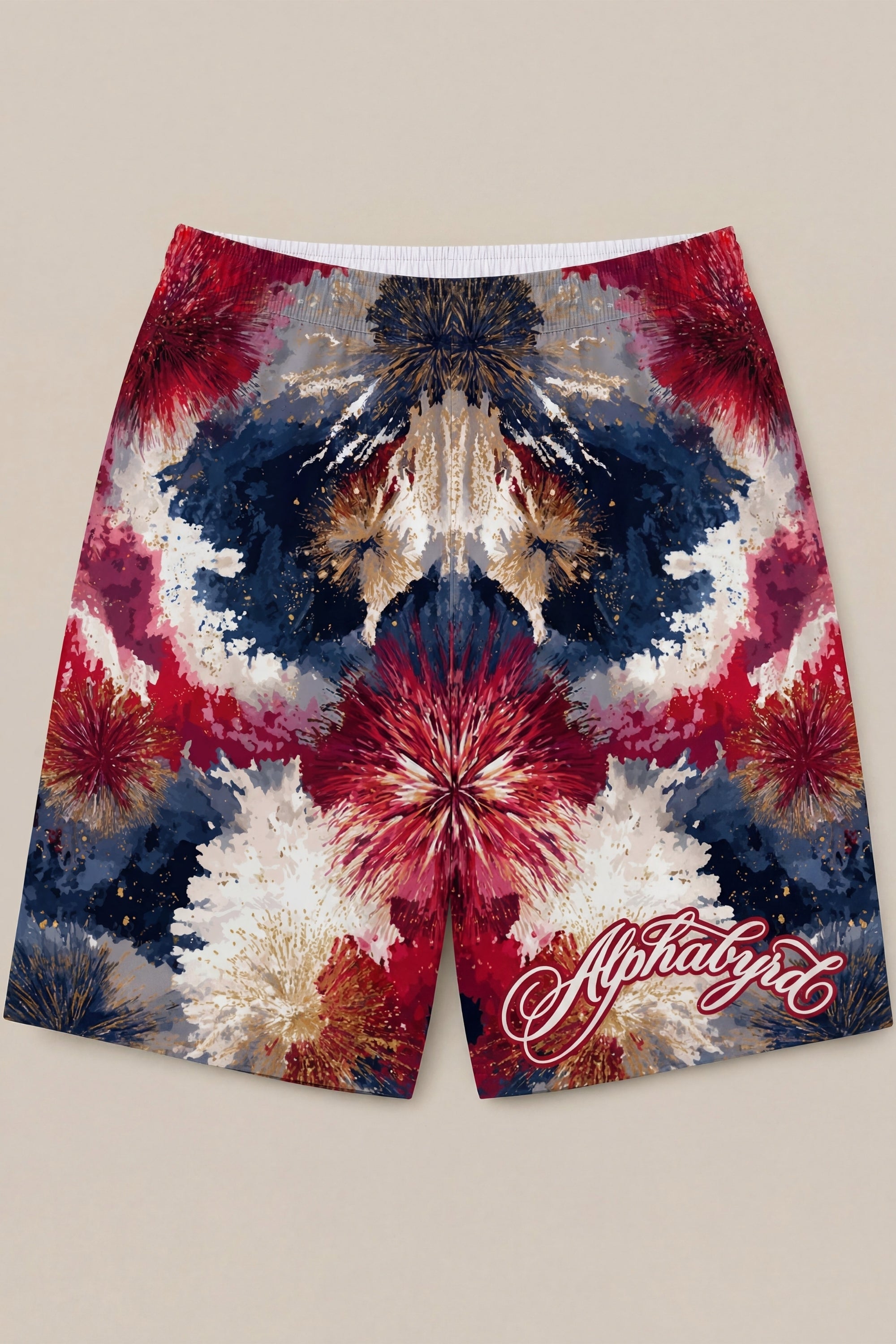 ALPHABYRD FIREWORKS SWIM SHORTS