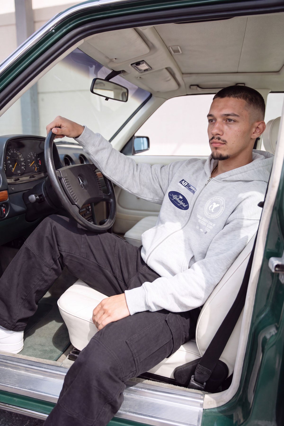 AlphaByrd Racing Team Oversize Zip Hoodie