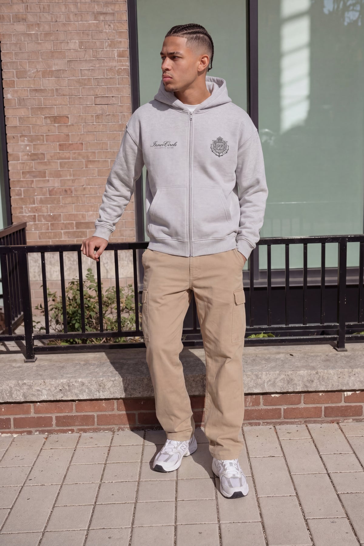 AlphaByrd InnerCircle Oversize Zip Hoodie