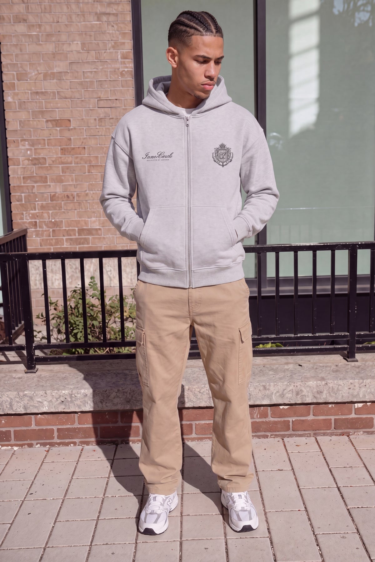 AlphaByrd InnerCircle Oversize Zip Hoodie