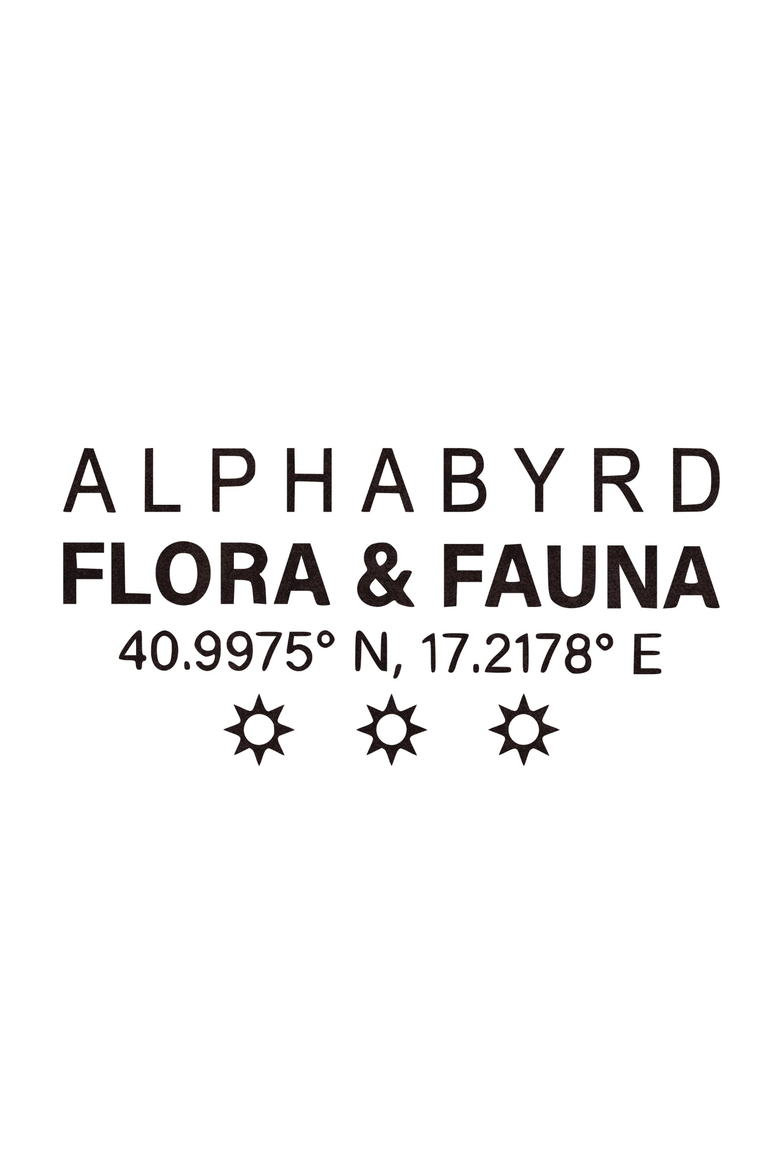 FLORA & FAUNA OVERSIZED TEE