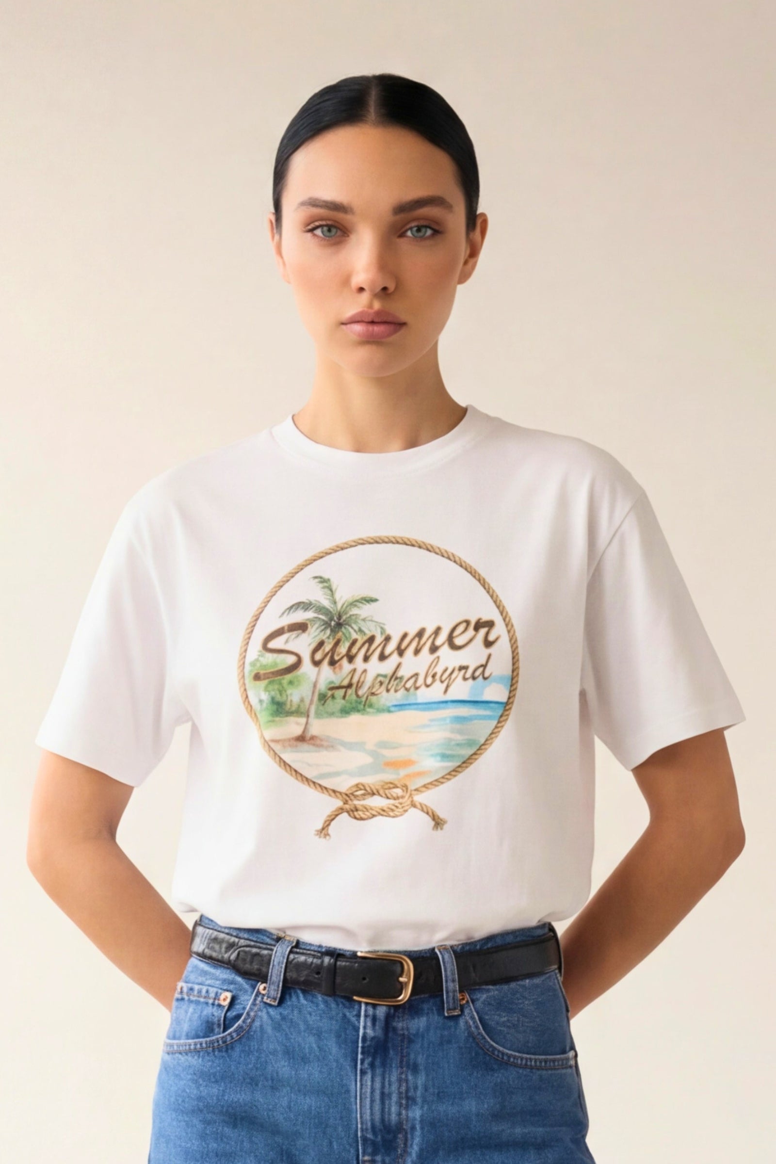 SUMMER ESCAPE OVERSIZED TEE
