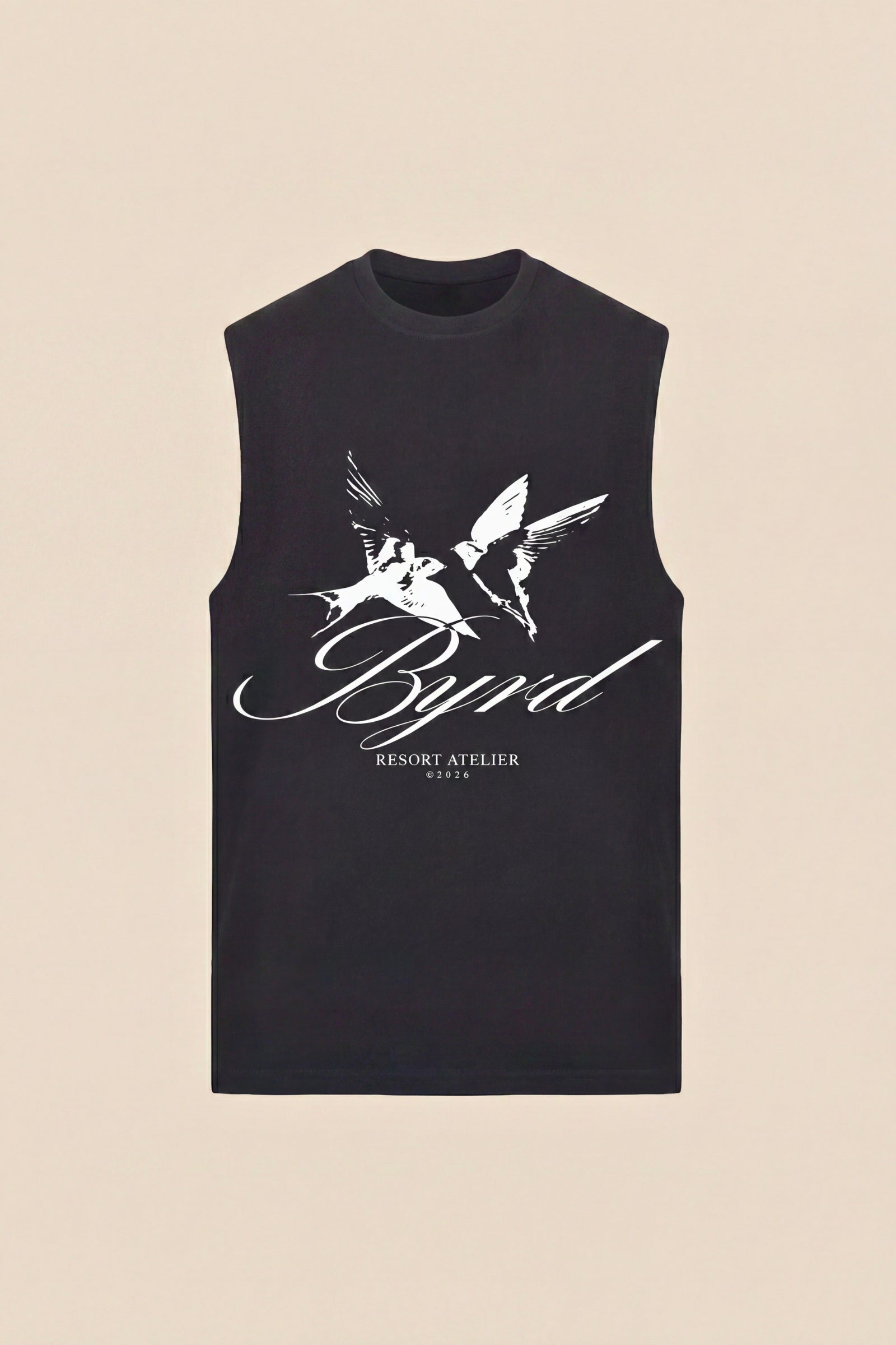 BYRD ATELIER OVERSIZED SLEEVELESS TEE
