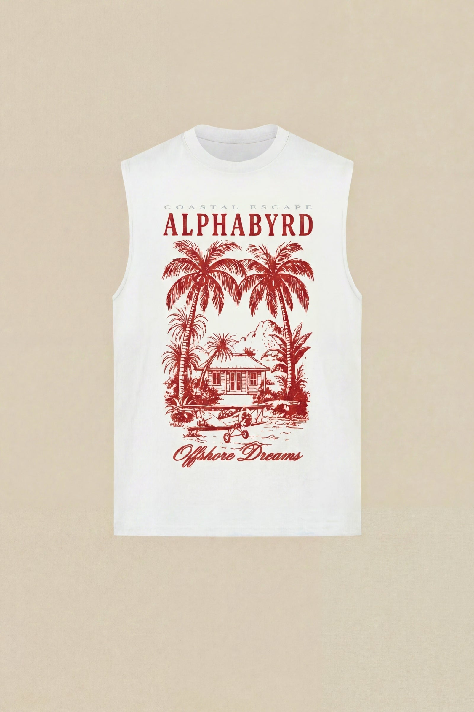 OFFSHORE DREAMS OVERSIZED SLEEVELESS TEE