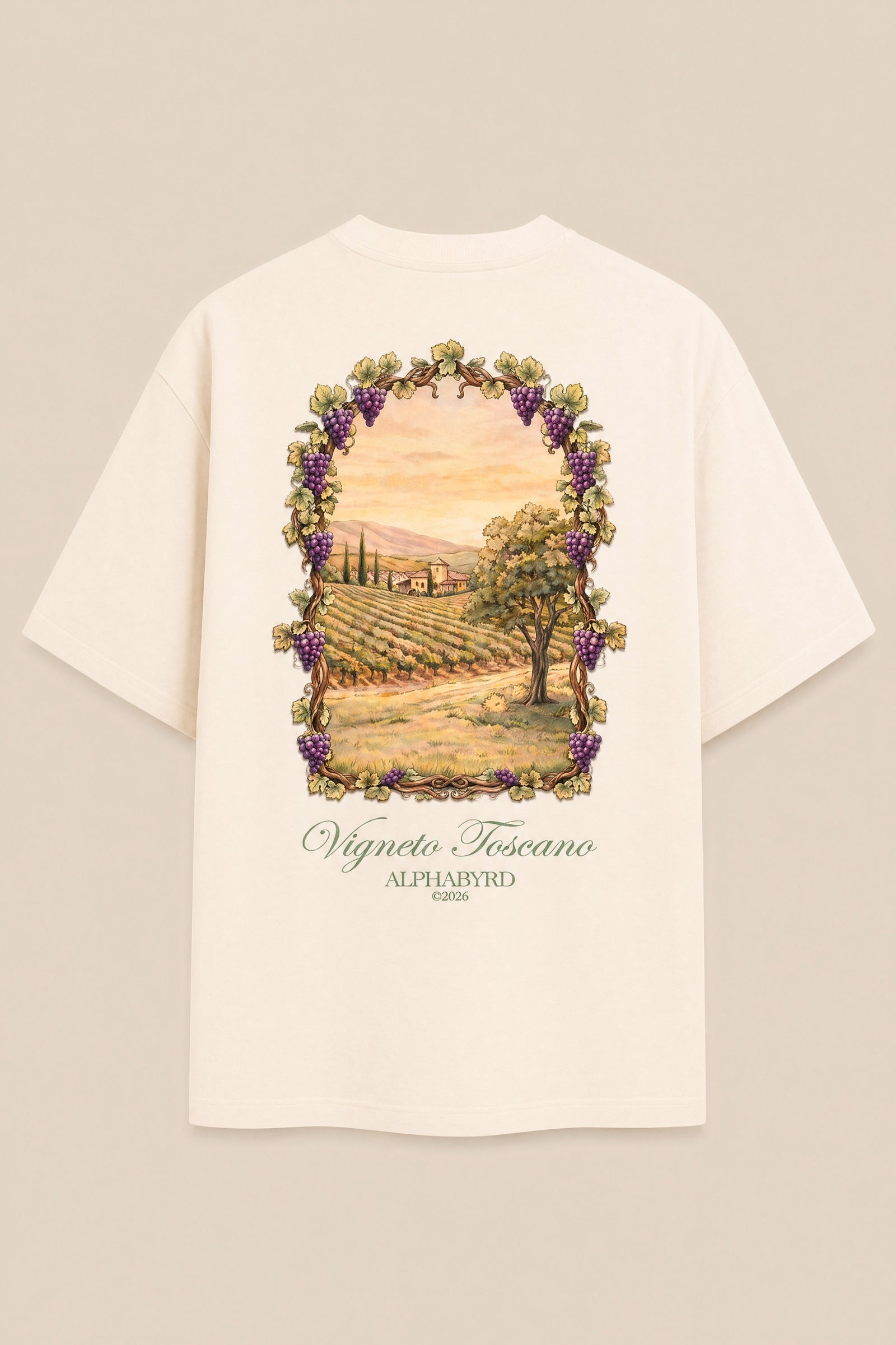 VIGNETO TOSCANO OVERSIZED TEE