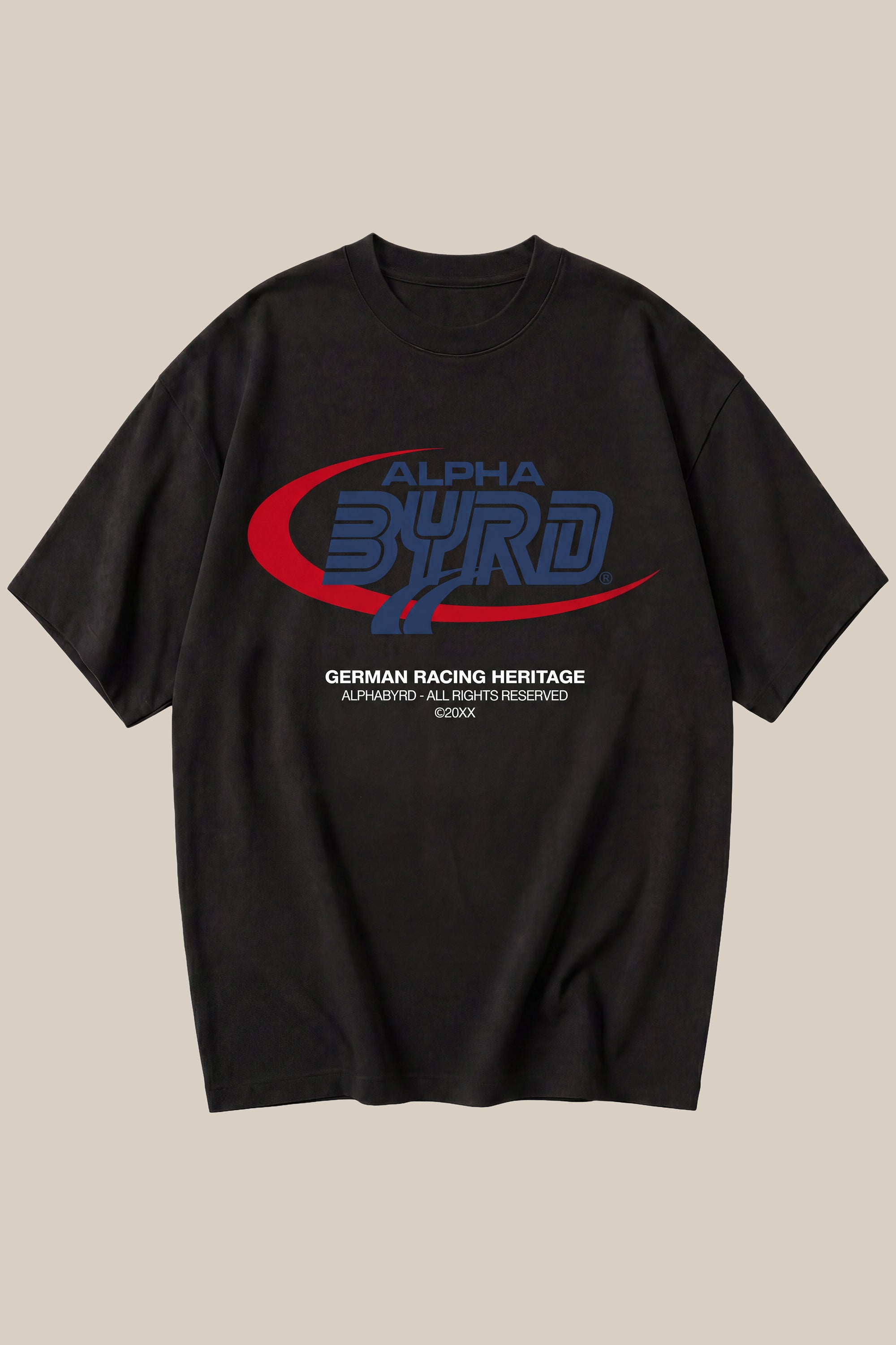 ALPHABYRD RACING HERITAGE OVERSIZED TEE