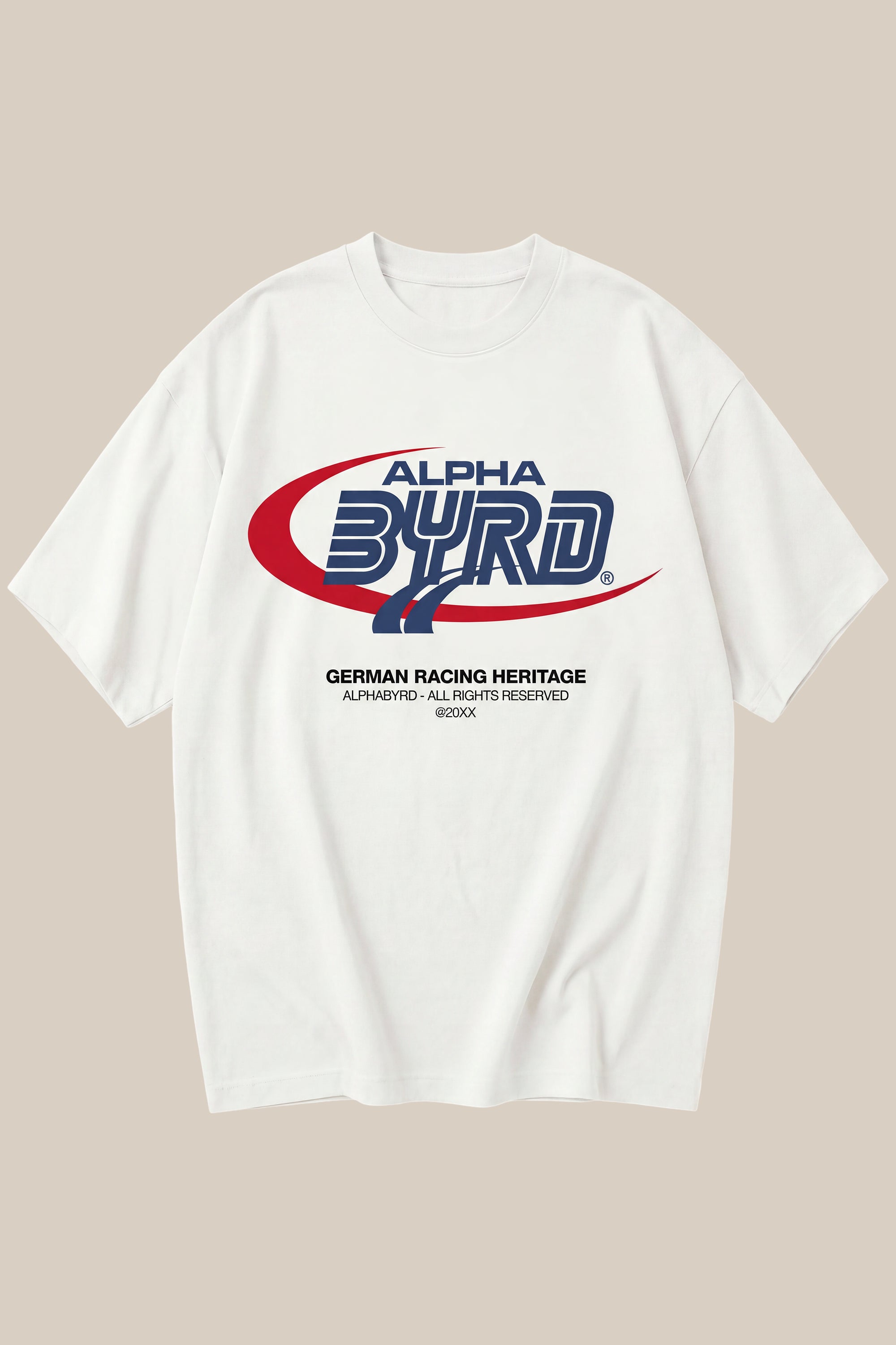 ALPHABYRD RACING HERITAGE OVERSIZED TEE
