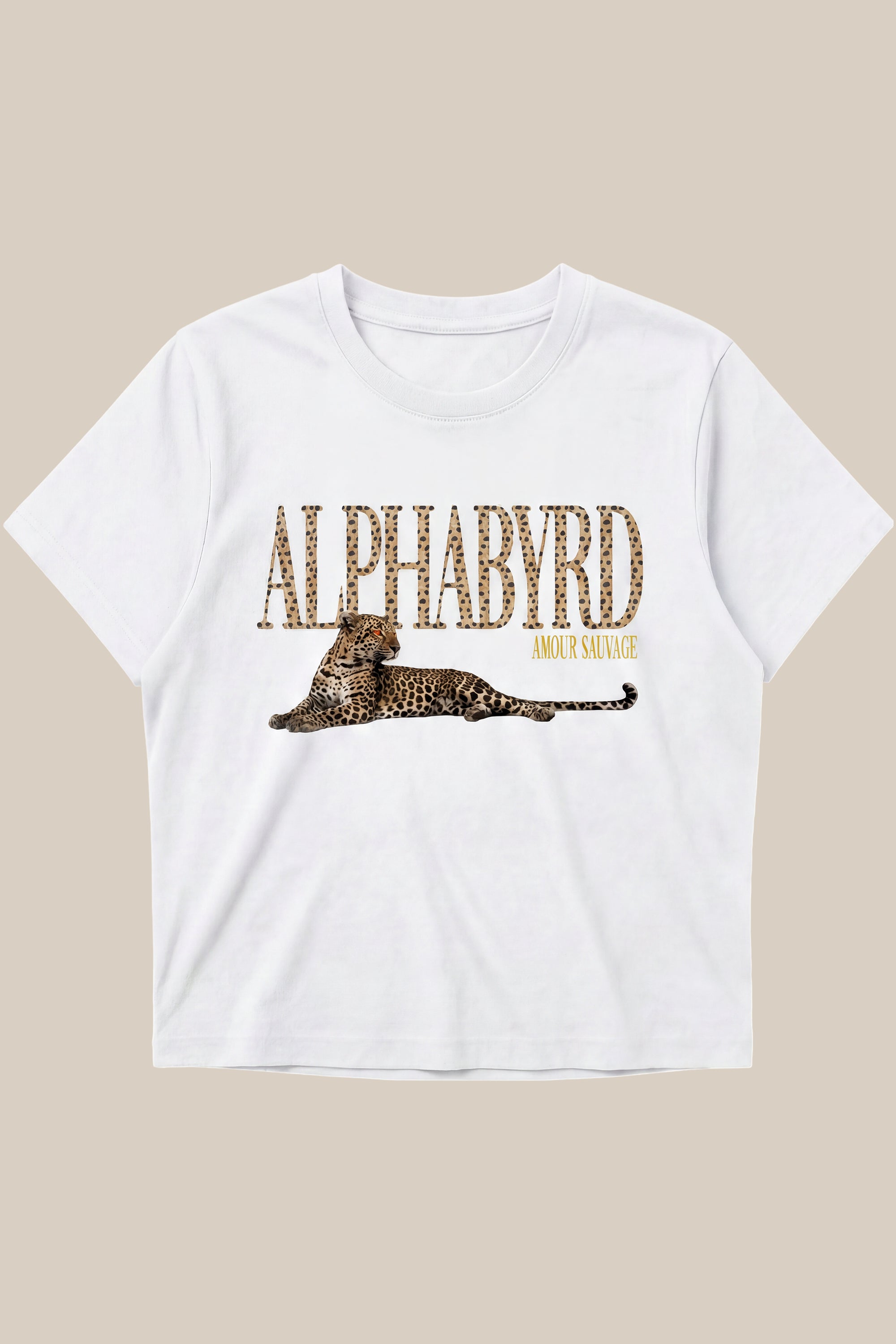 Amour Sauvage Cropped Tee