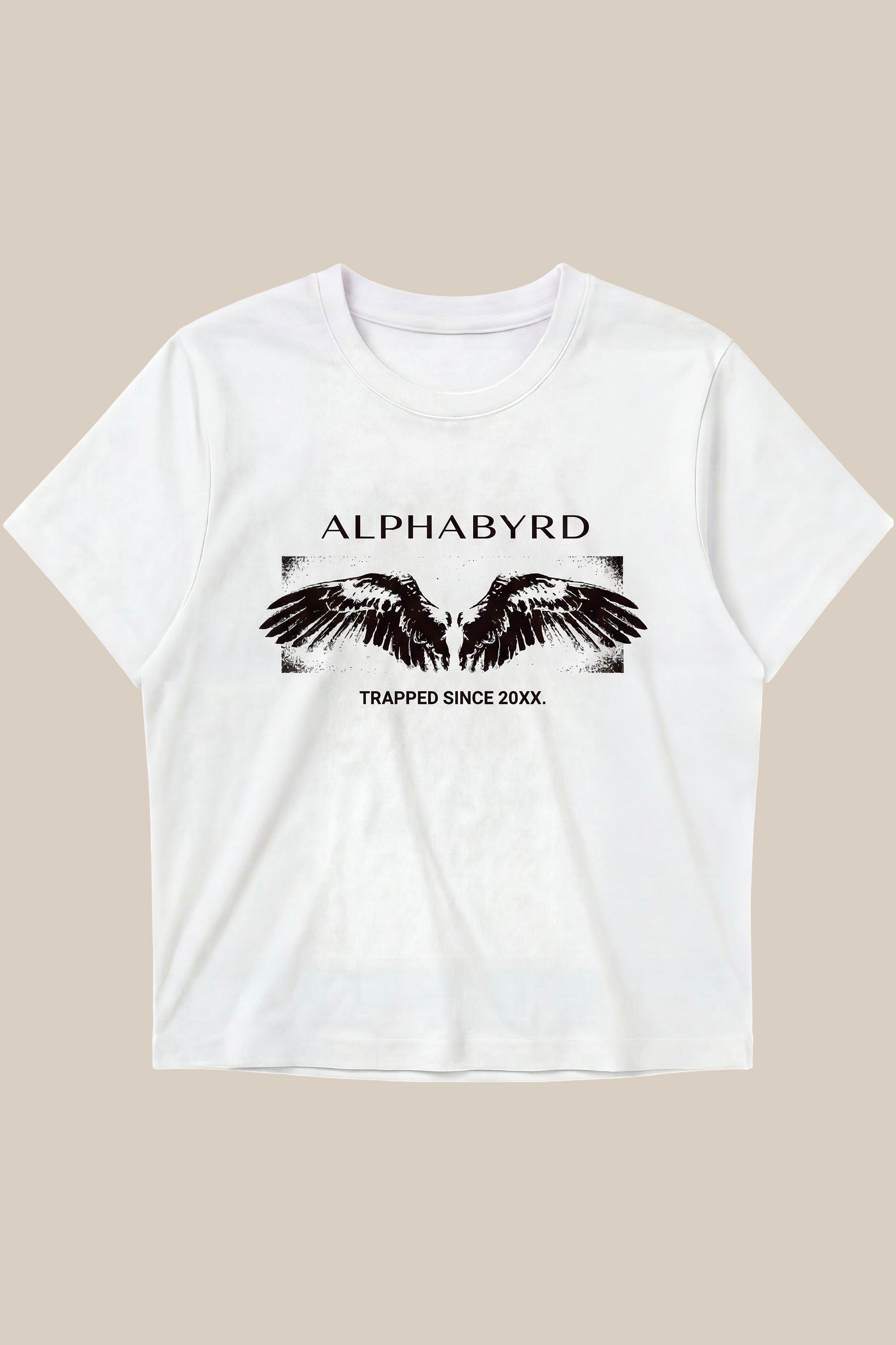Trapped Wings Cropped Tee
