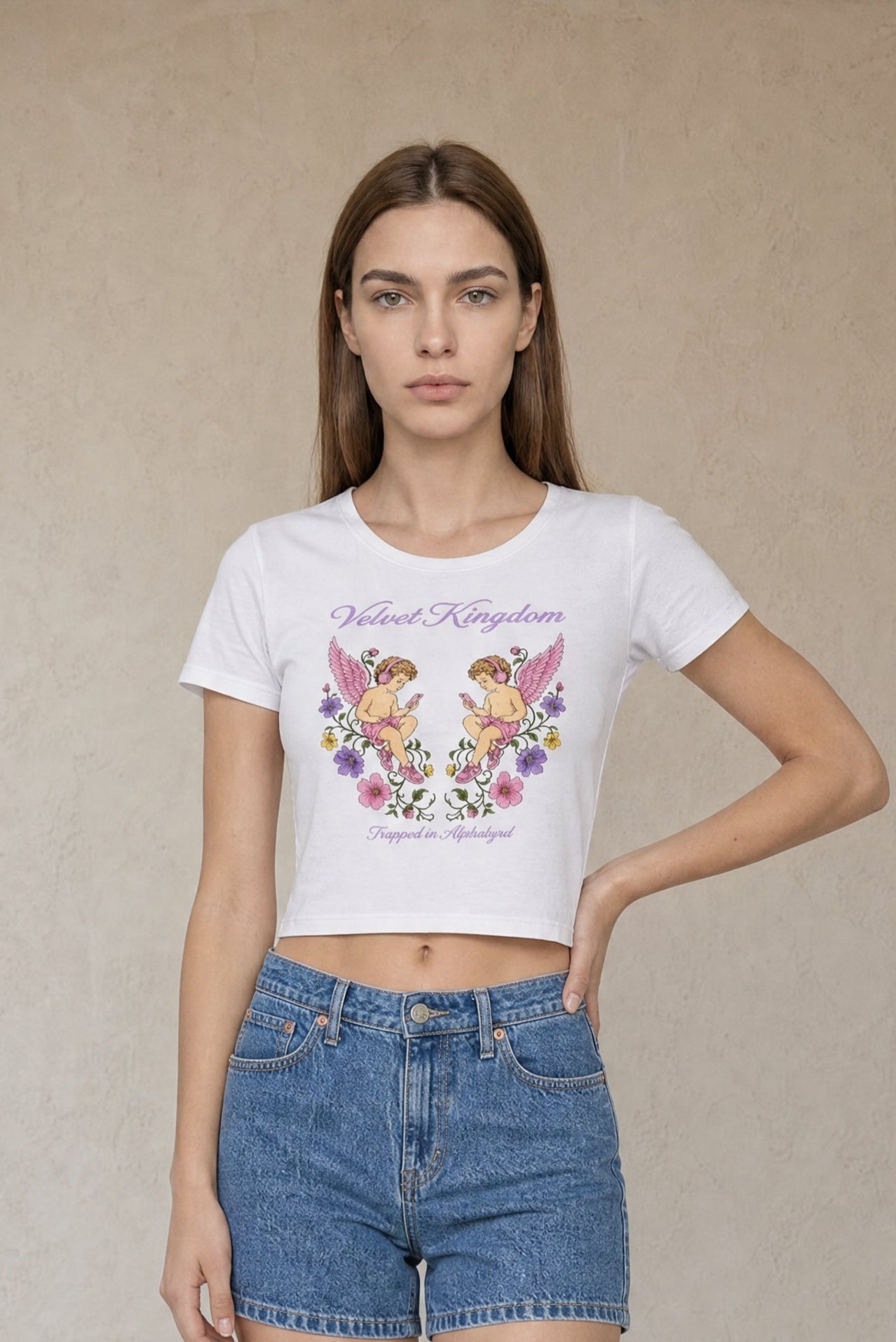 Velvet Kingdom Cropped Tee