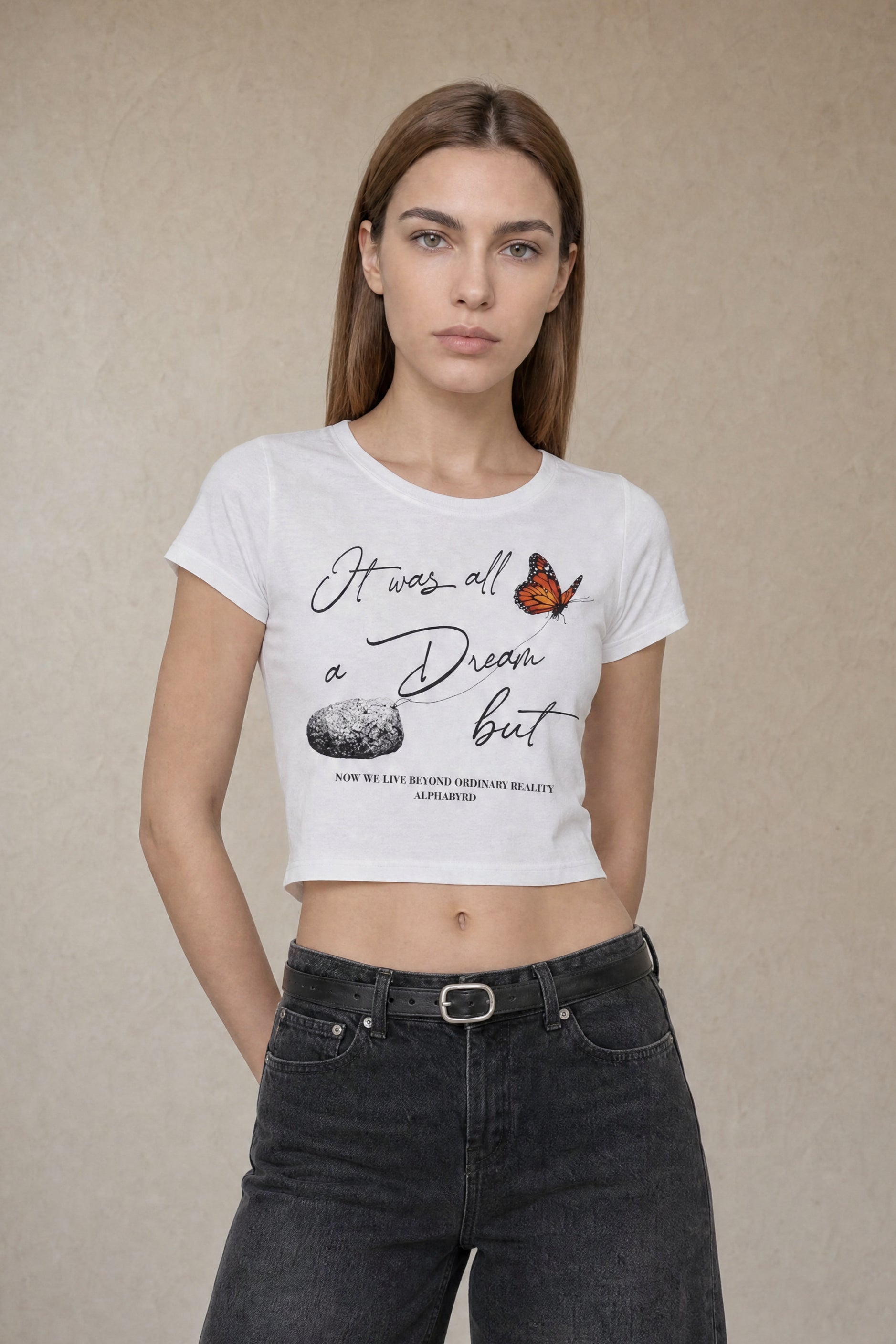 Beyond Ordinary Cropped Tee