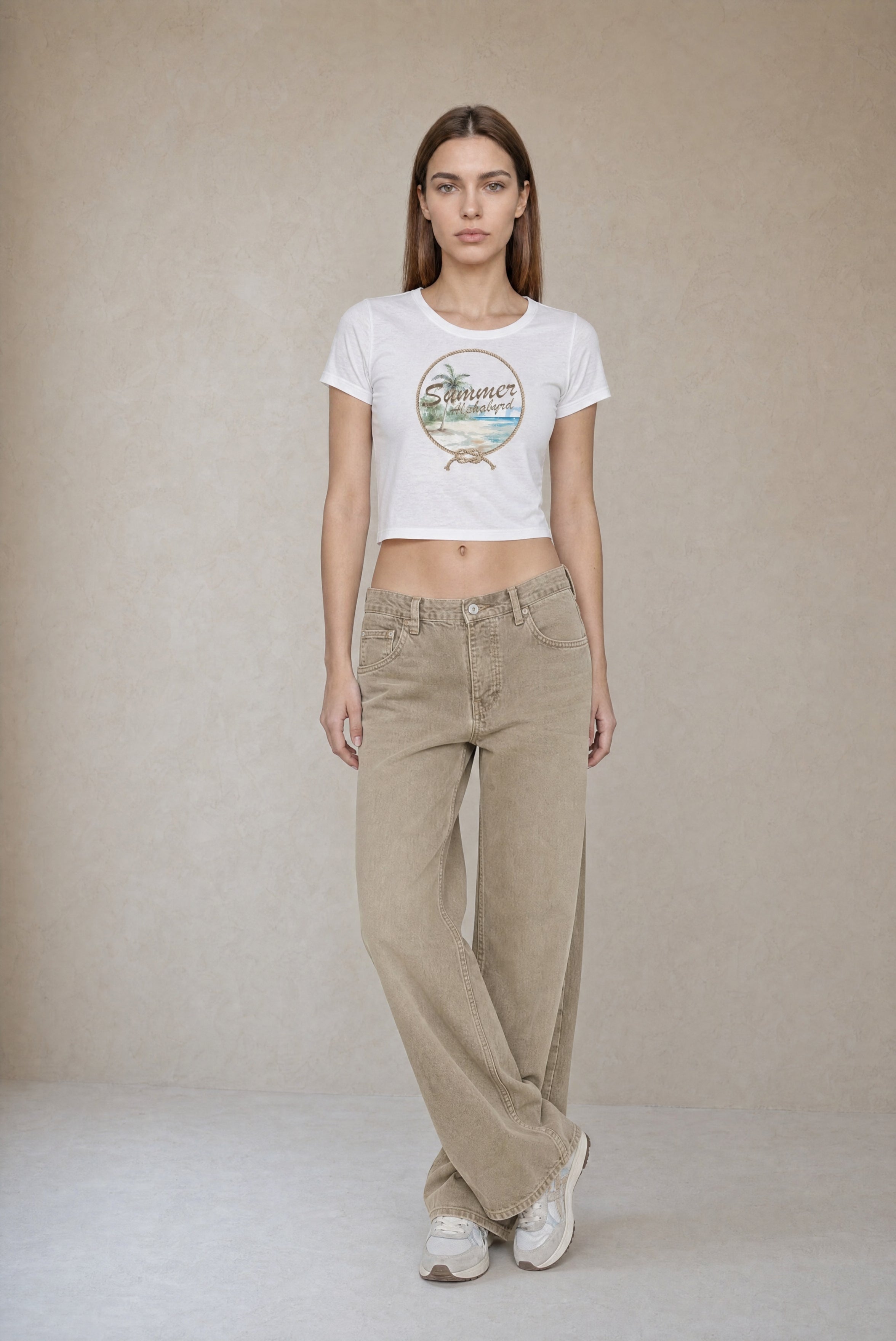 Summer Escape Cropped Tee