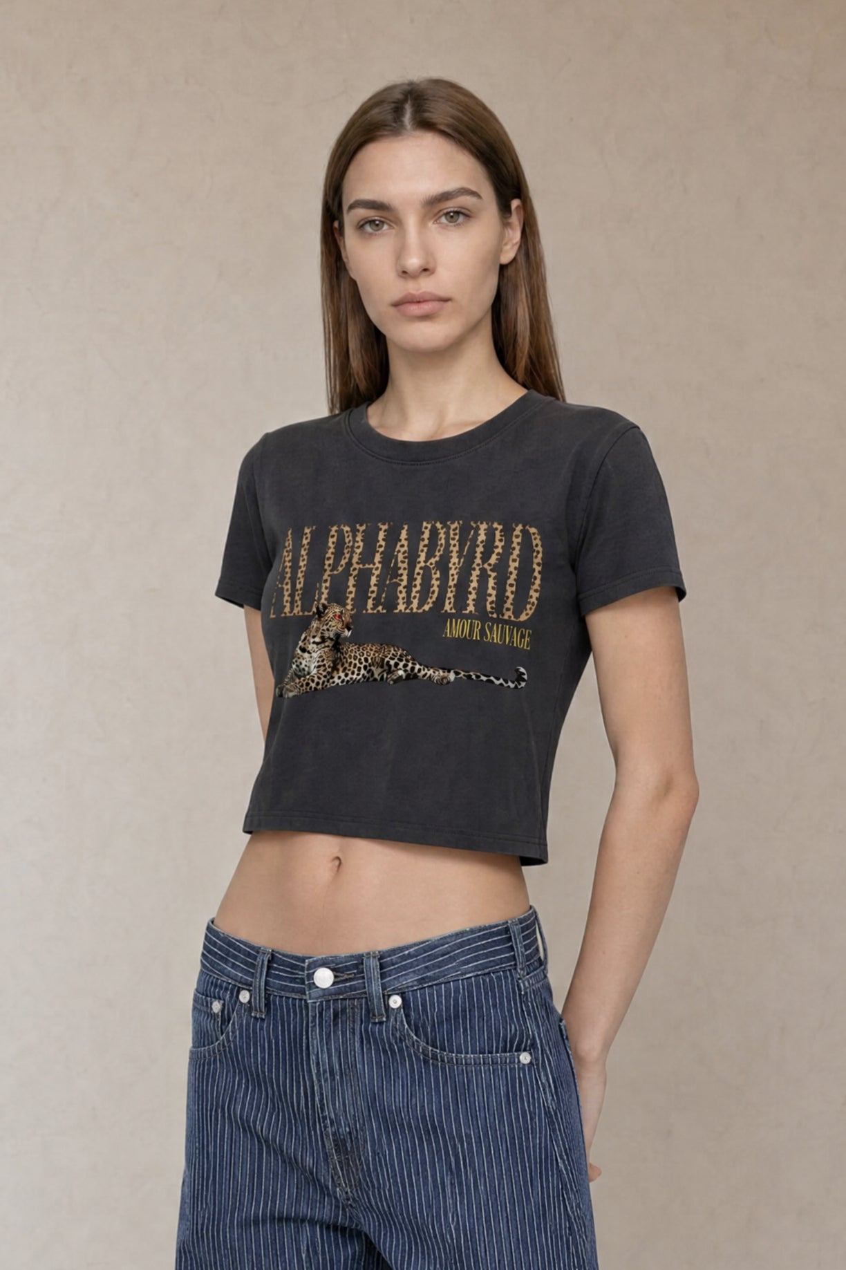 Amour Sauvage Cropped Tee