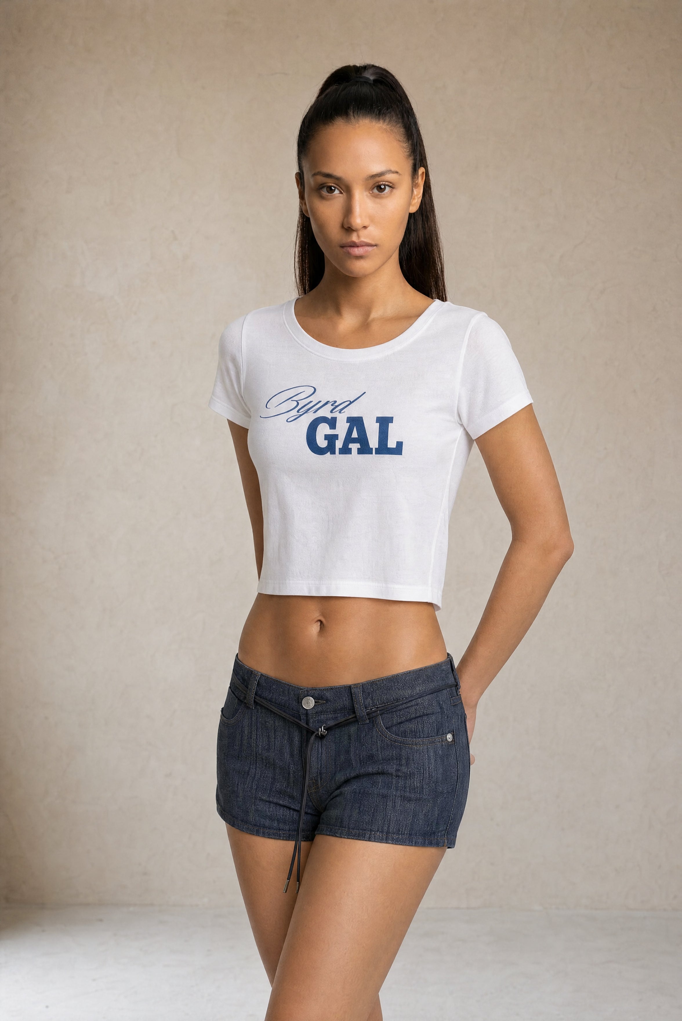 Byrd Gal Cropped Tee