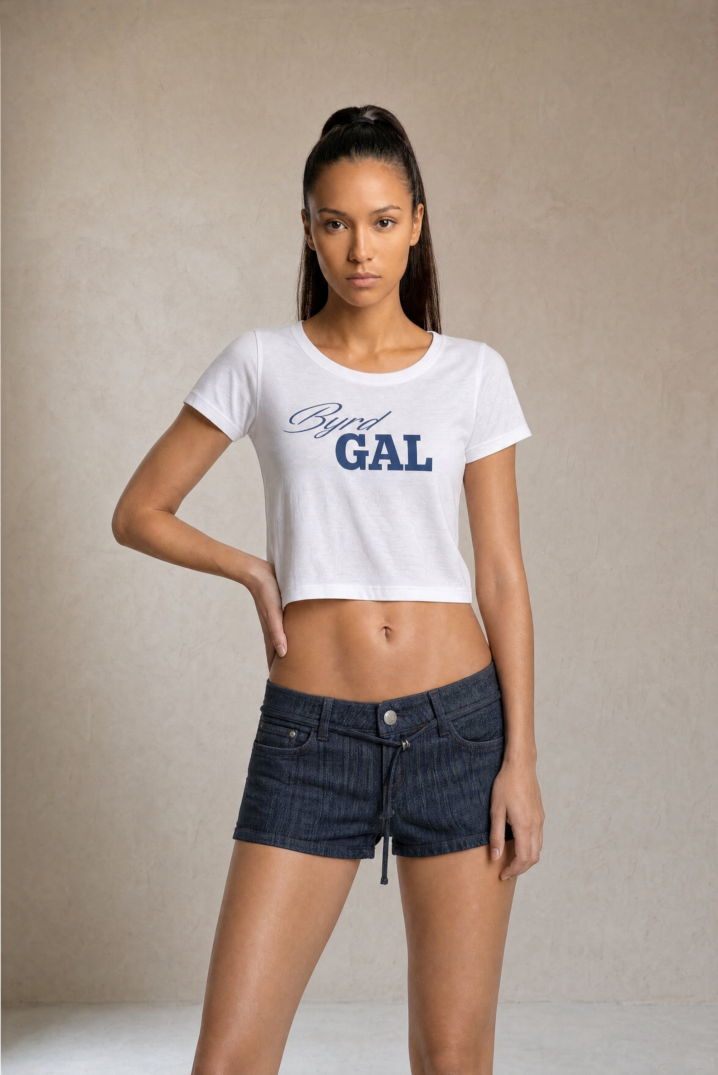 Byrd Gal Cropped Tee