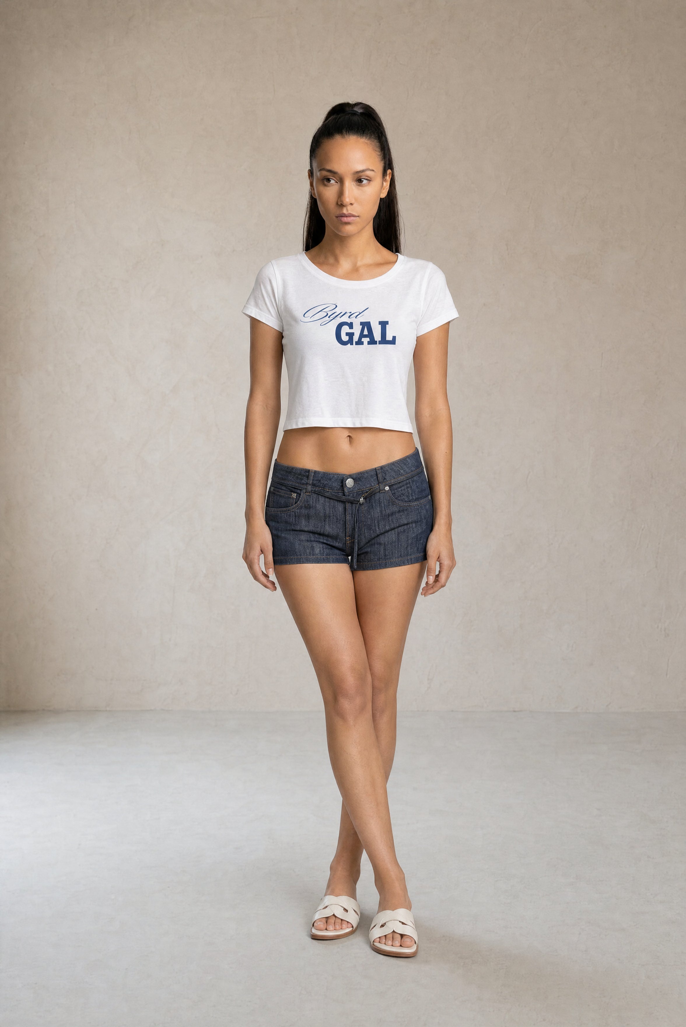Byrd Gal Cropped Tee