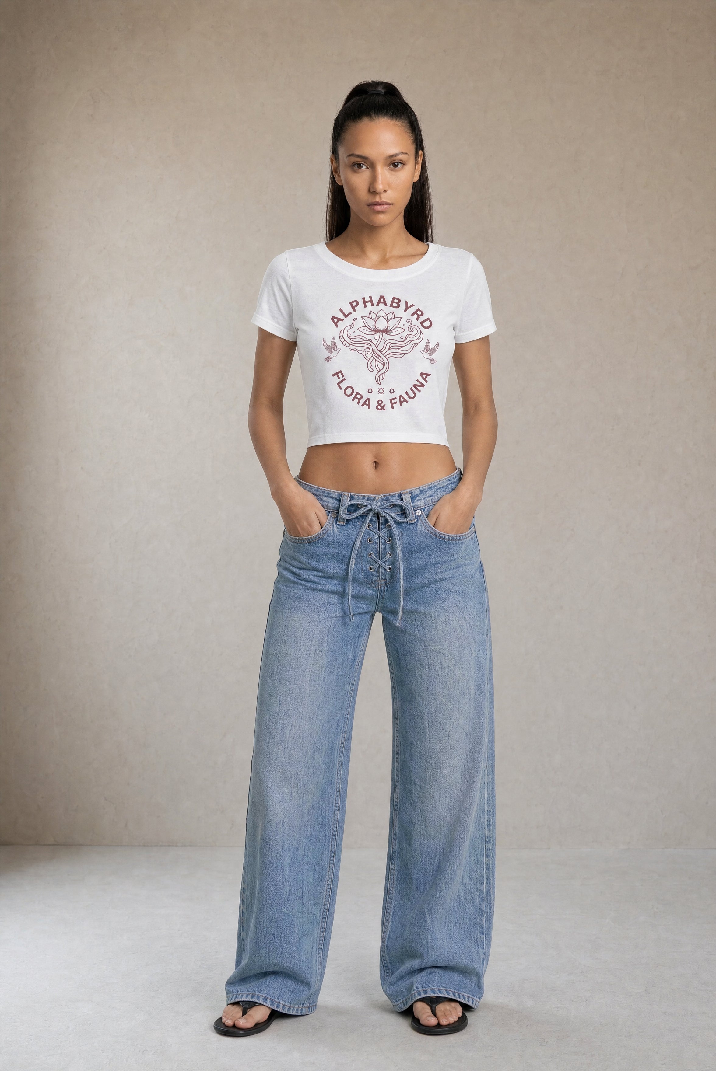 Flora & Fauna Cropped Tee