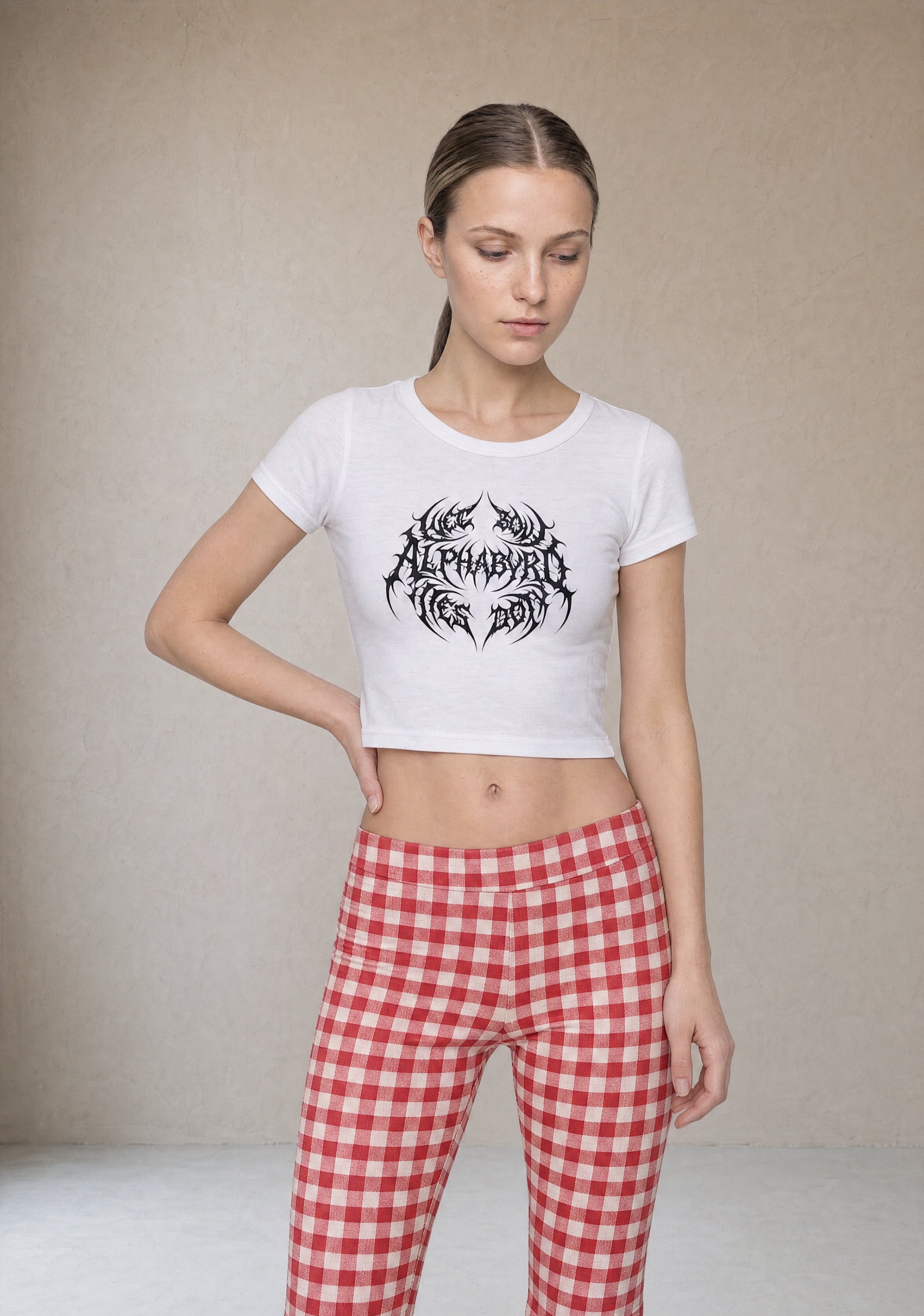 Dark Crest Cropped Tee