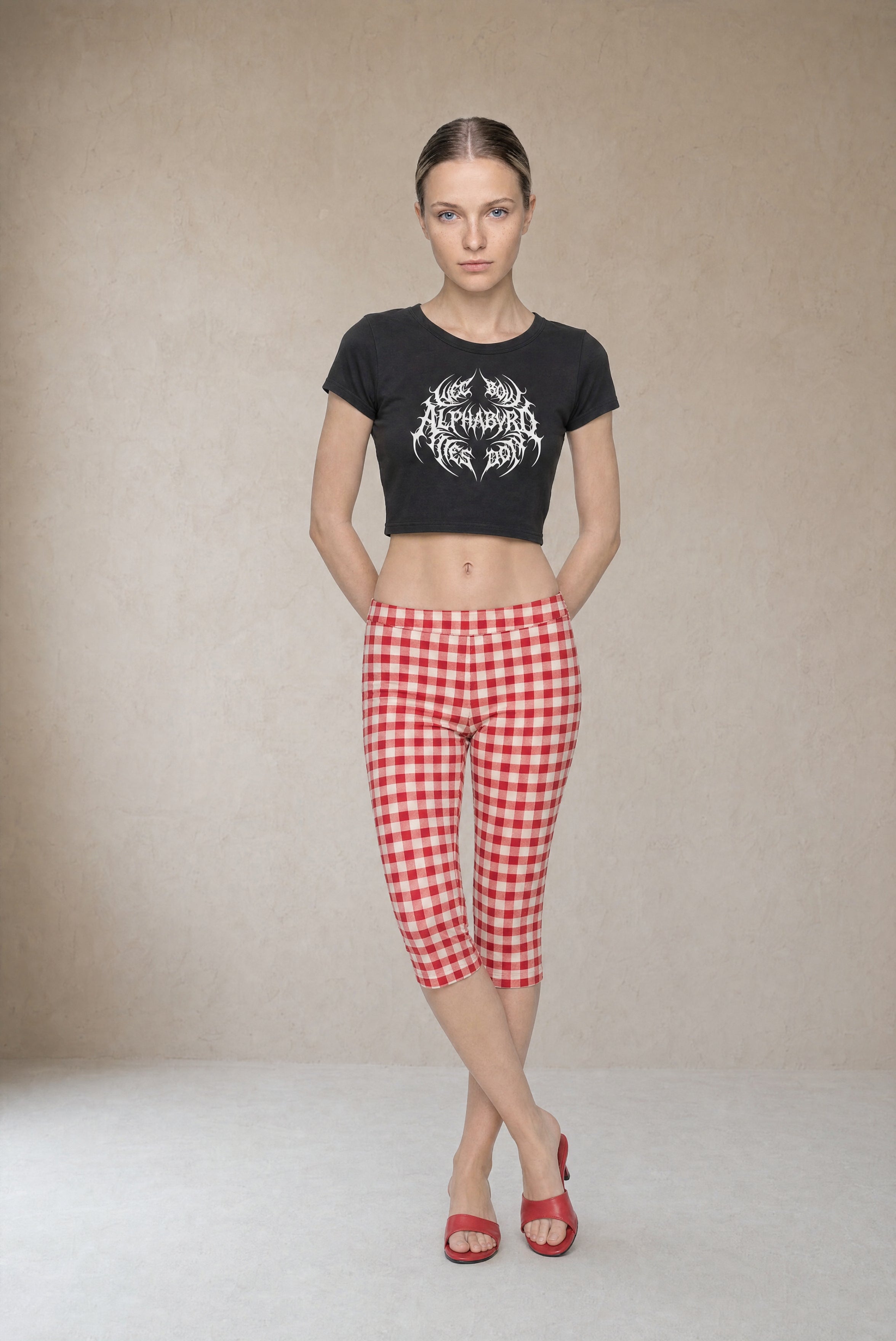 Dark Crest Cropped Tee