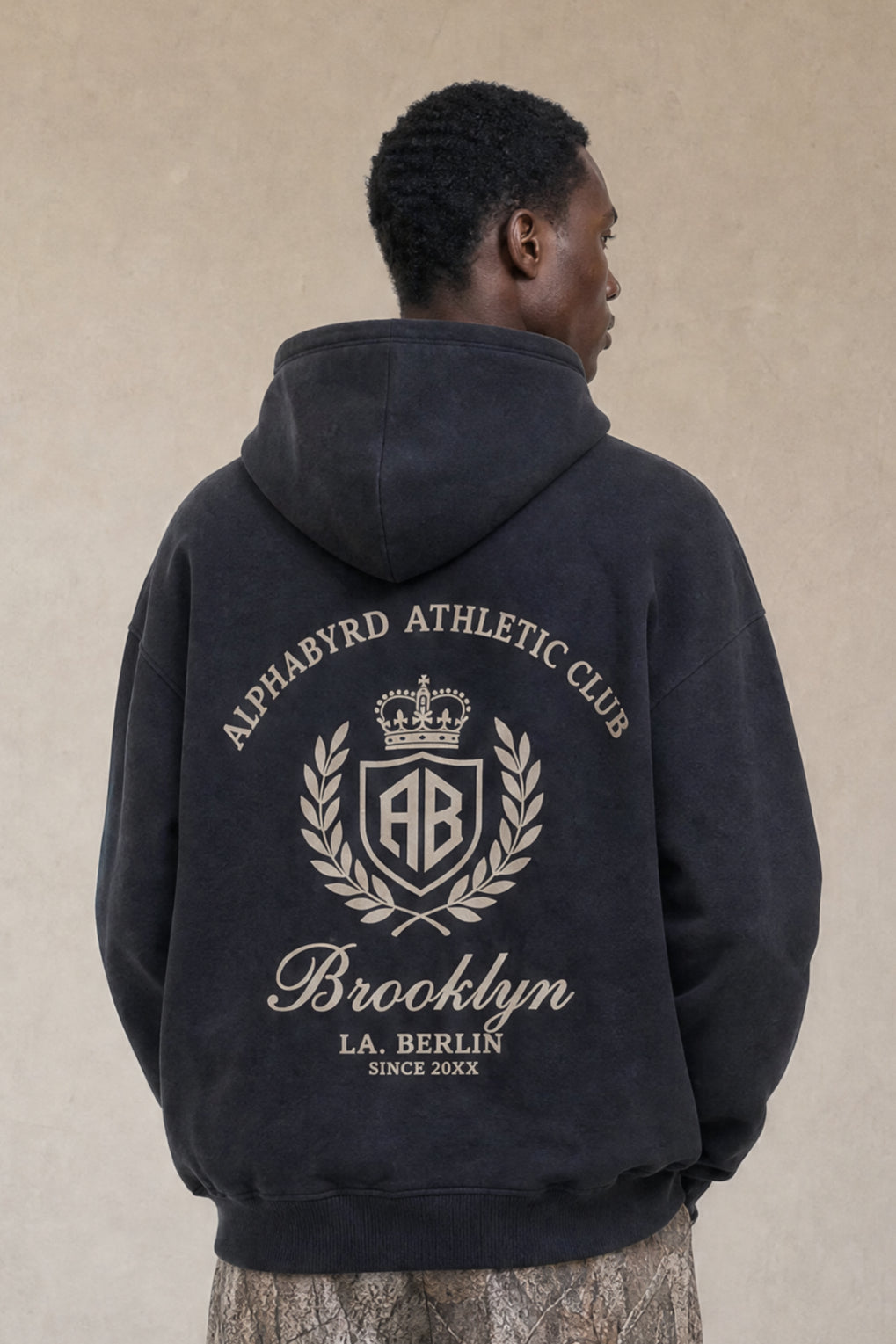 AlphaByrd Athletic Club Oversize Hoodie